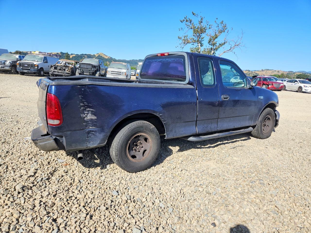 2003 Ford F150 Blue vin: 1FTRX17233NA89022