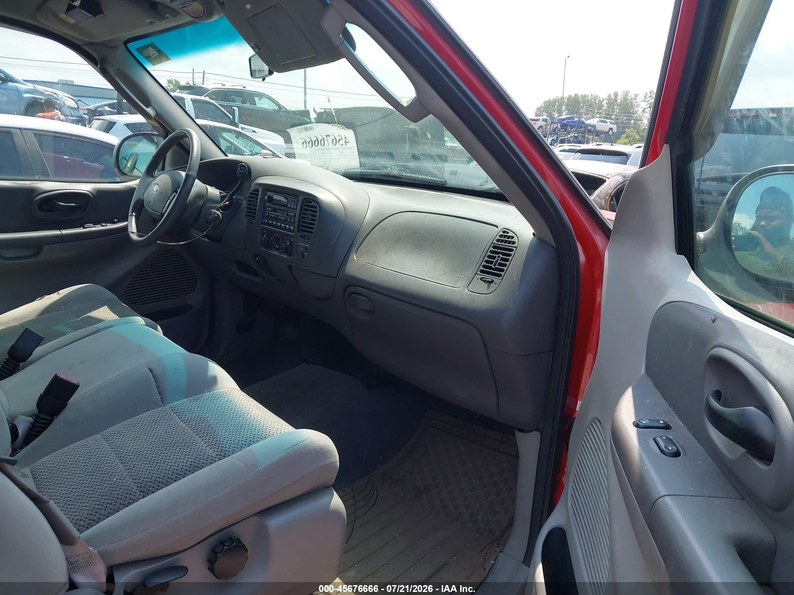 2002 Ford F-150 Xl/xlt Red vin: 1FTRX17242NC07626