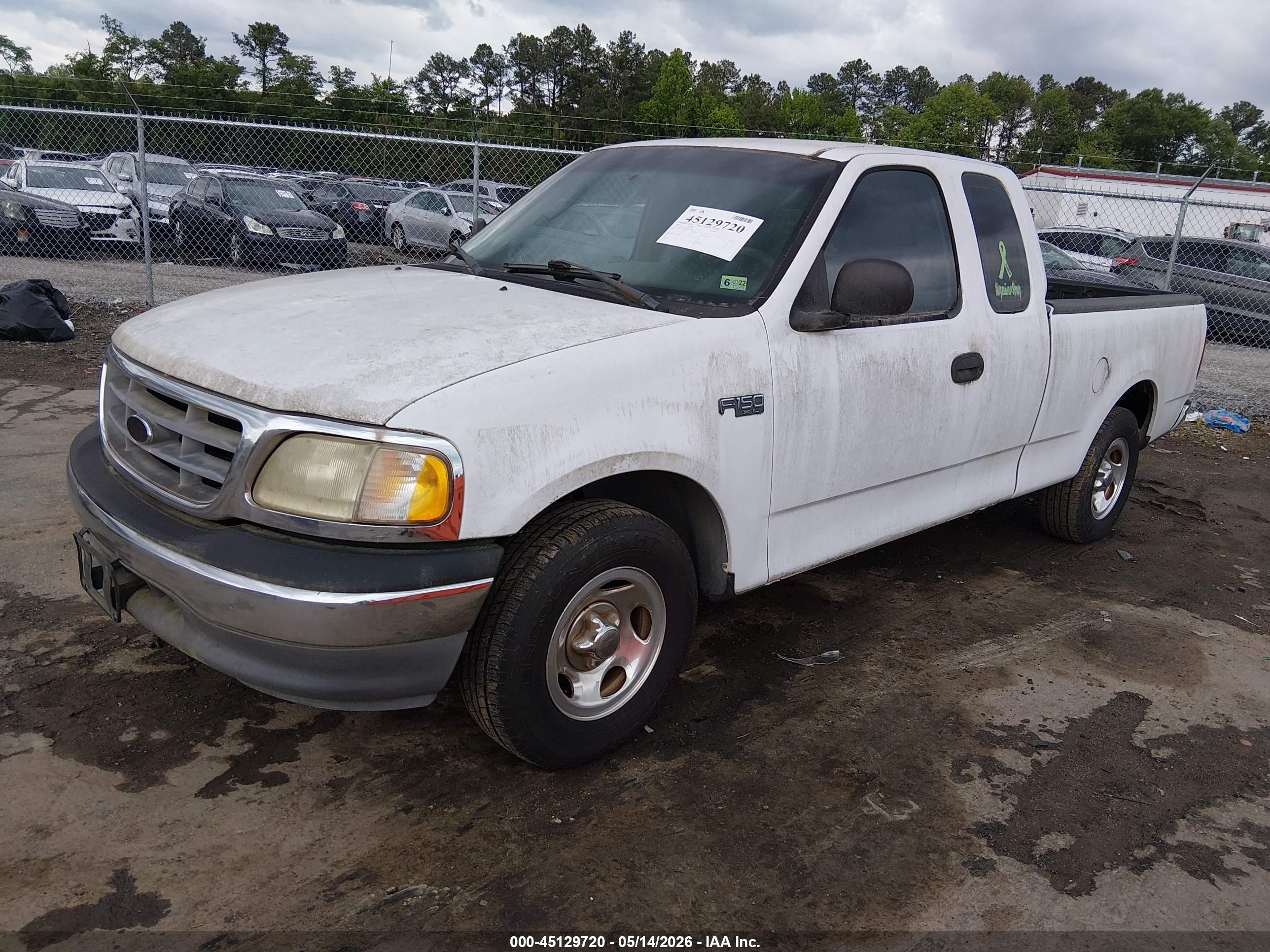 2002 Ford F-150 Xl/xlt White vin: 1FTRX17252NB16140