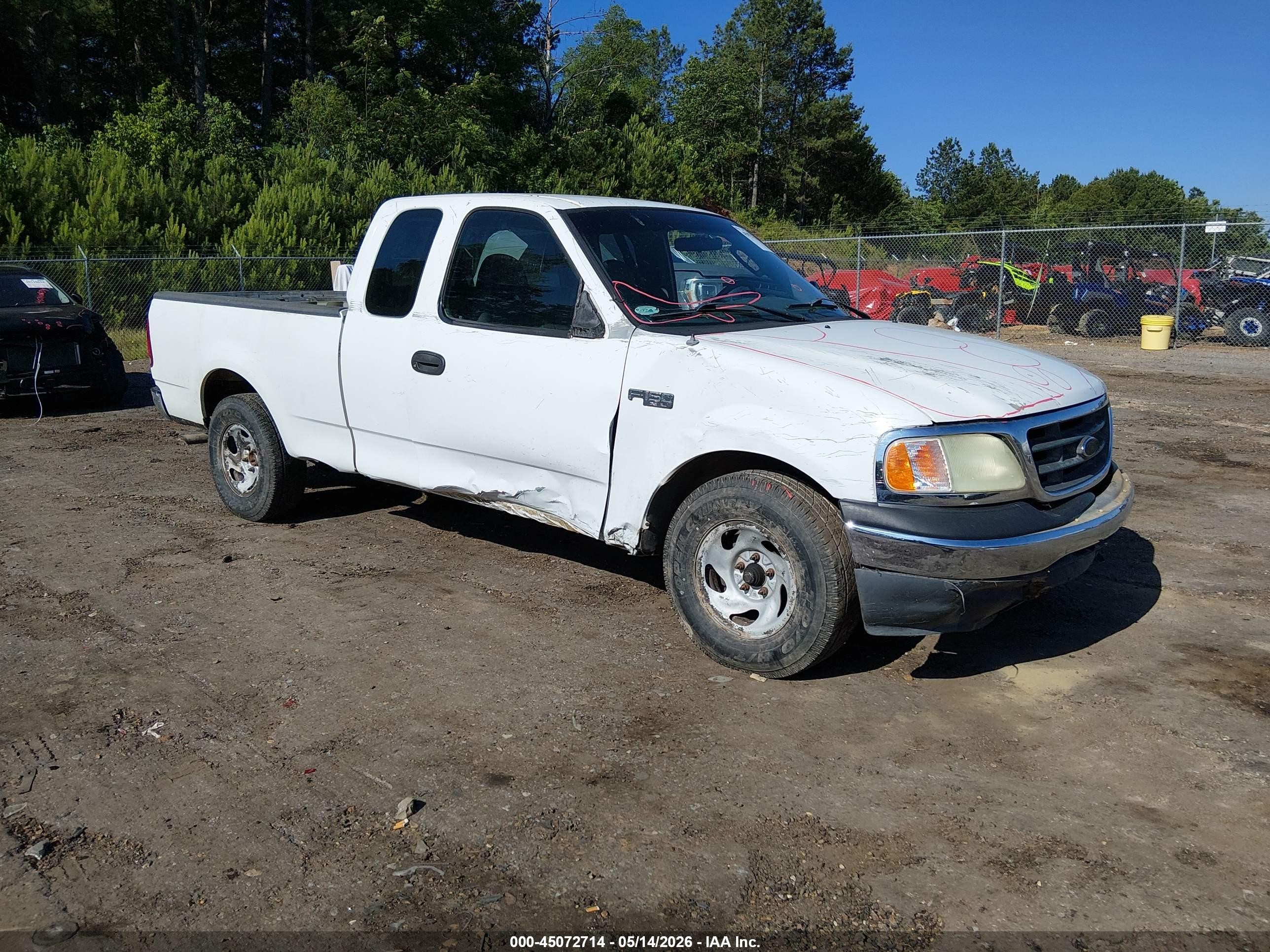 2002 Ford F-150 Xl/xlt White vin: 1FTRX17262NB18852