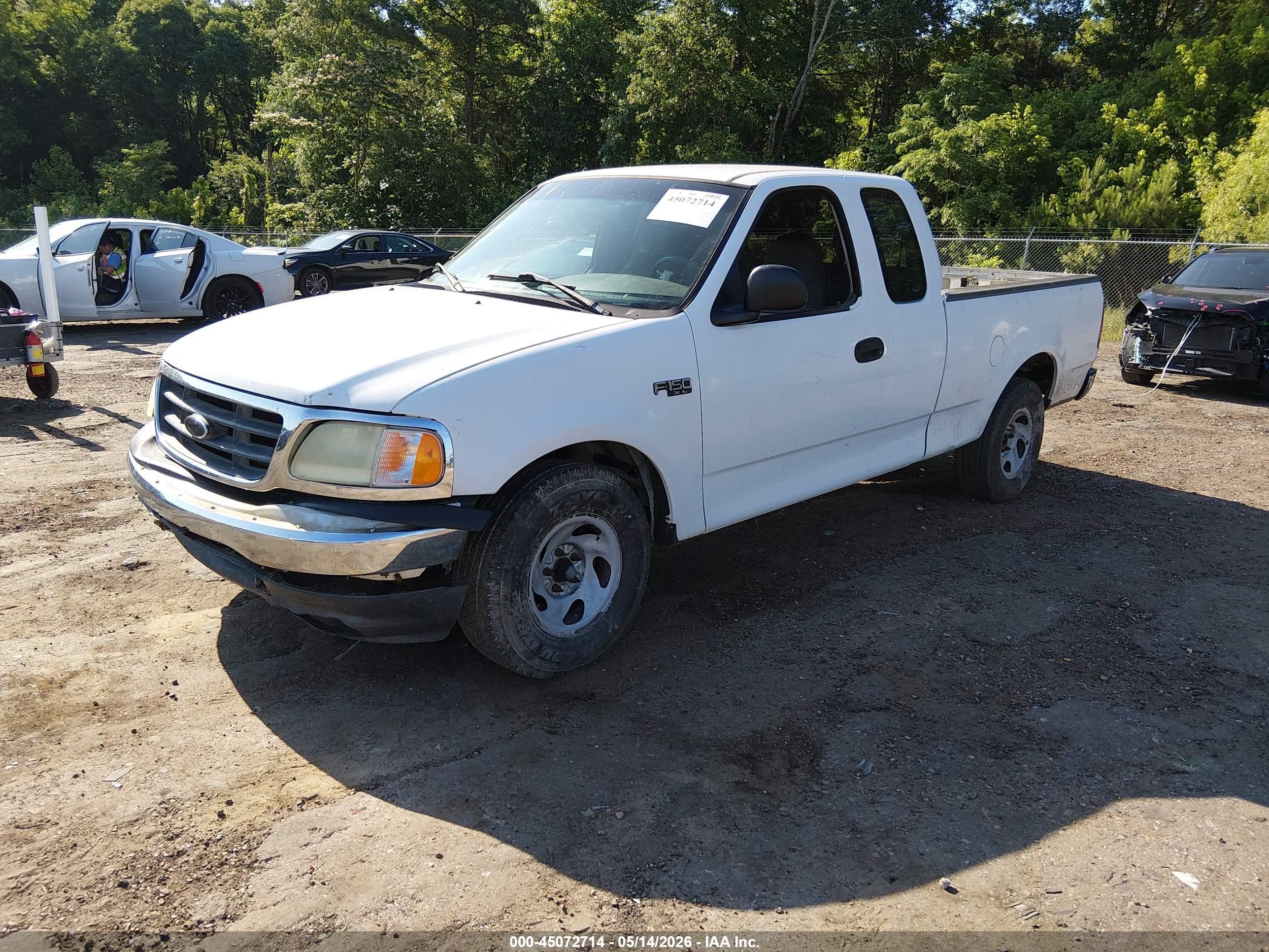 2002 Ford F-150 Xl/xlt White vin: 1FTRX17262NB18852