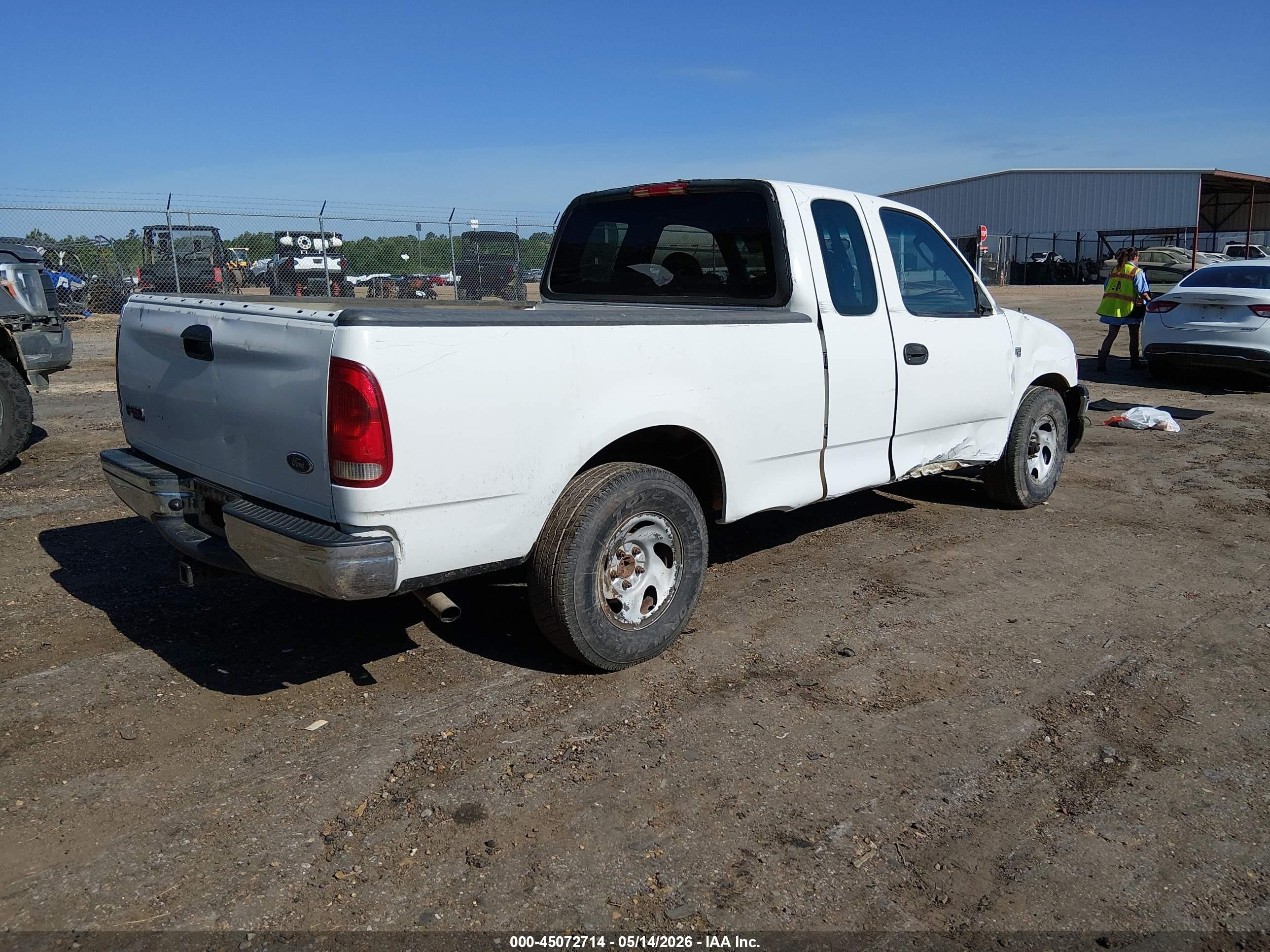 2002 Ford F-150 Xl/xlt White vin: 1FTRX17262NB18852