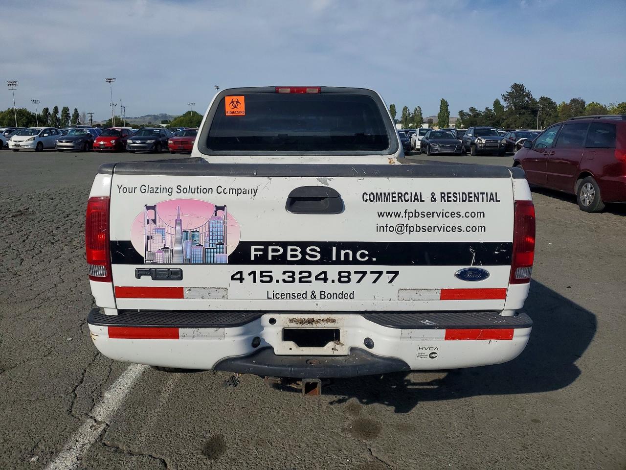 2002 Ford F150 Белый vin: 1FTRX17262NB54038