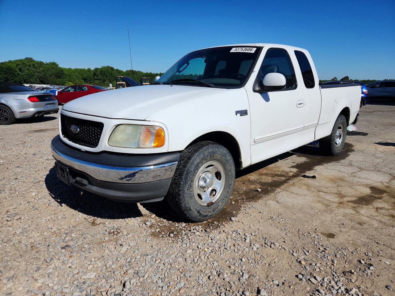 2002 Ford F150 White vin: 1FTRX17272NB09447
