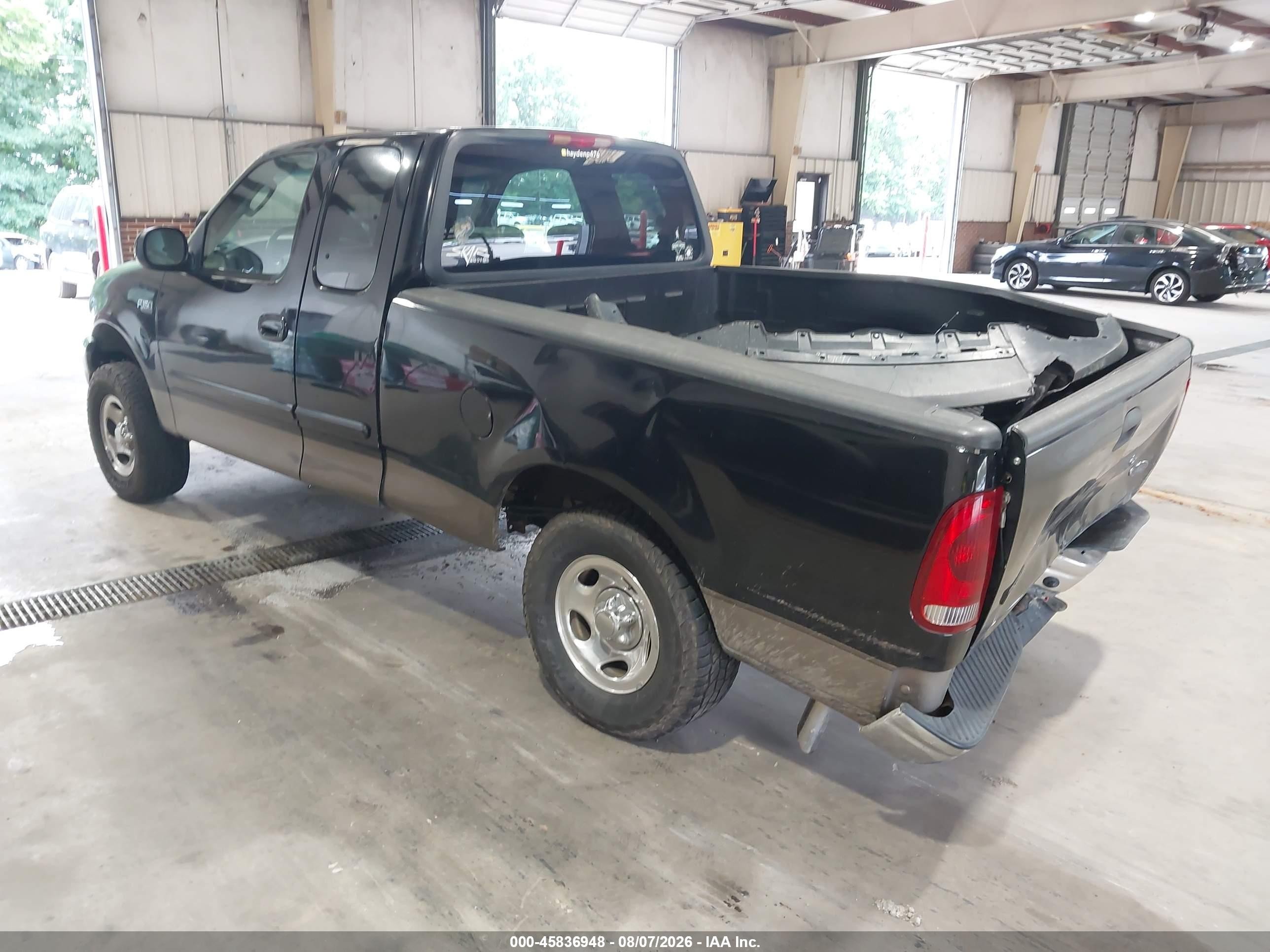 2002 Ford F-150 Xl/xlt Black vin: 1FTRX17272NB35322