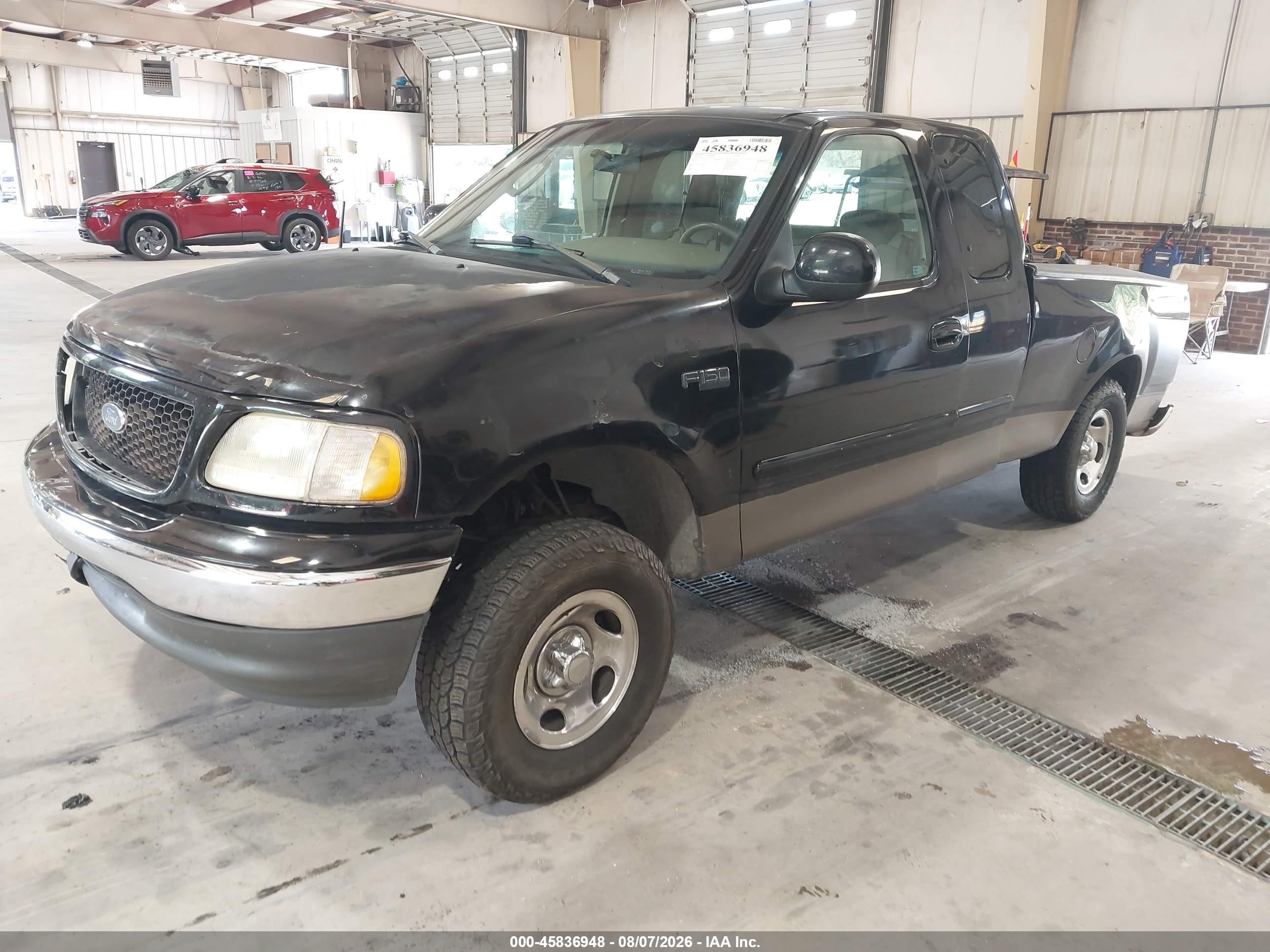 2002 Ford F-150 Xl/xlt Black vin: 1FTRX17272NB35322