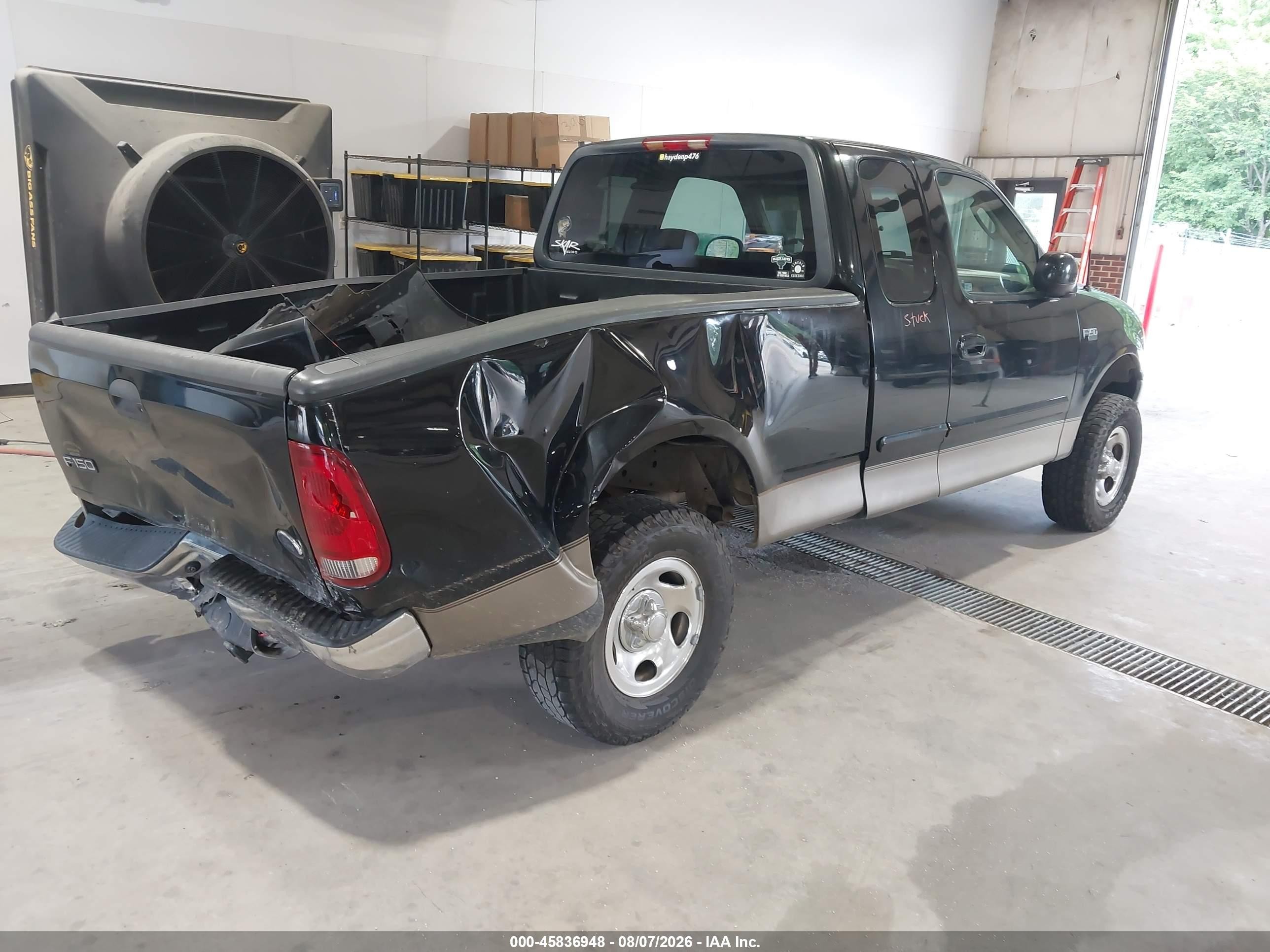 2002 Ford F-150 Xl/xlt Black vin: 1FTRX17272NB35322