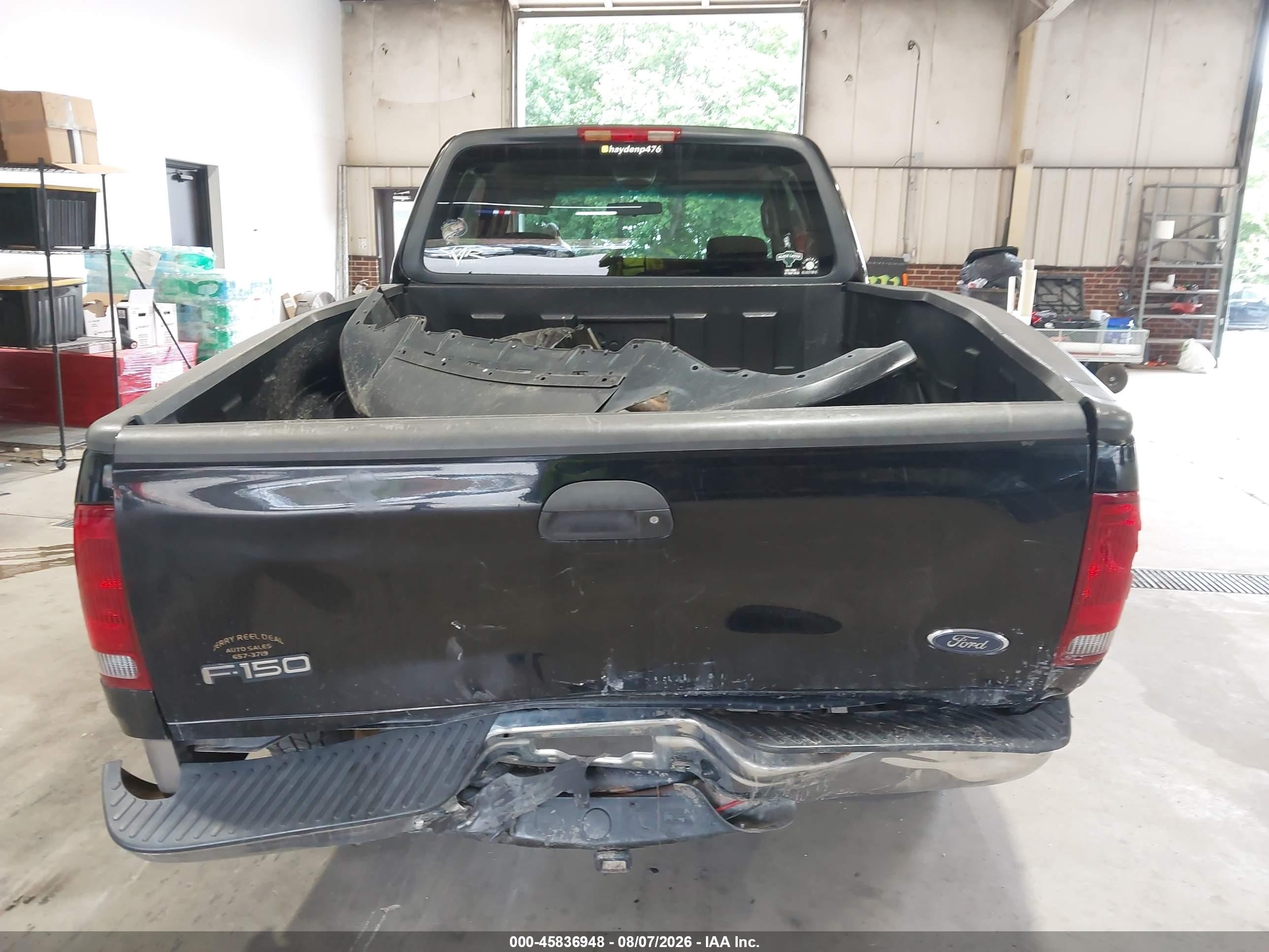 2002 Ford F-150 Xl/xlt Black vin: 1FTRX17272NB35322