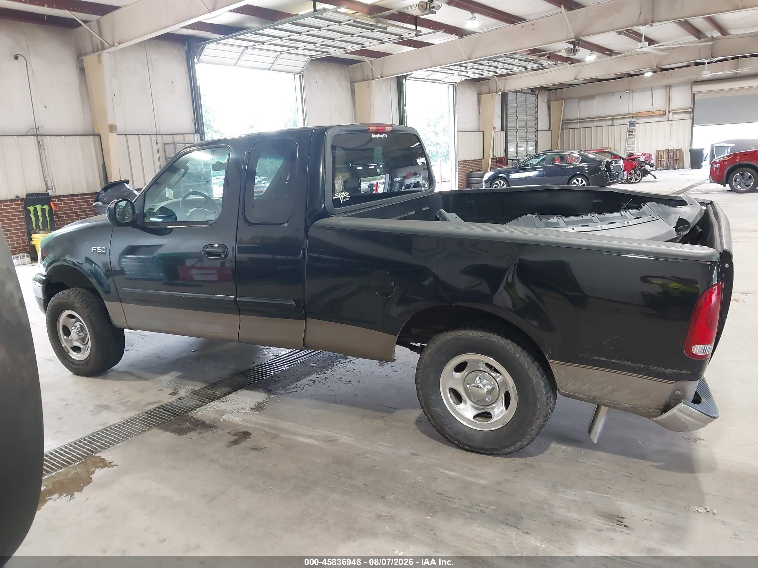 2002 Ford F-150 Xl/xlt Black vin: 1FTRX17272NB35322