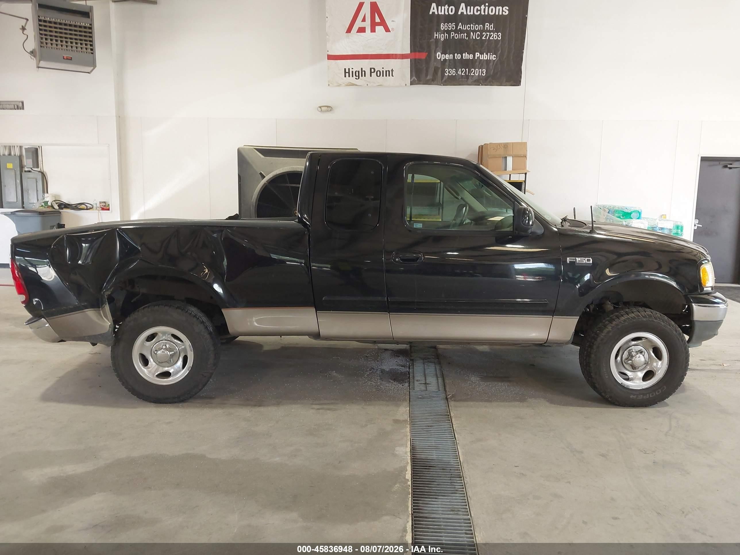 2002 Ford F-150 Xl/xlt Black vin: 1FTRX17272NB35322