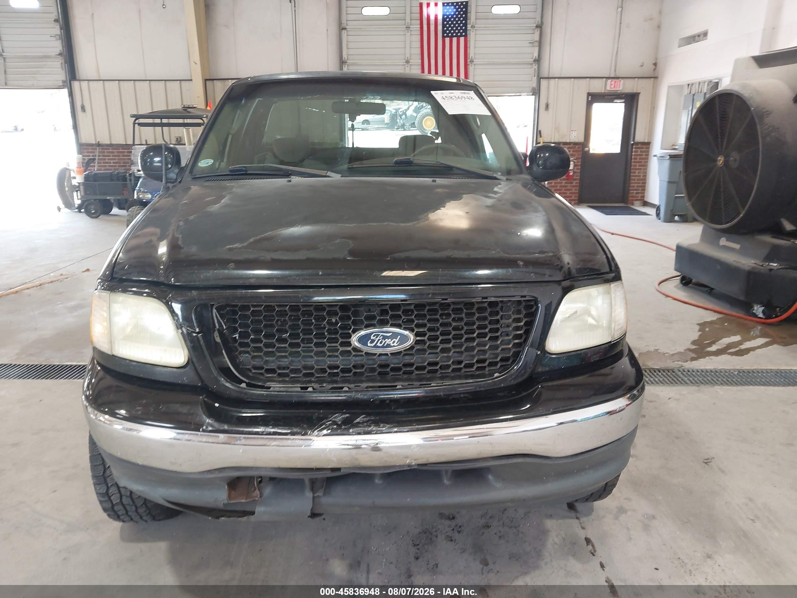 2002 Ford F-150 Xl/xlt Black vin: 1FTRX17272NB35322