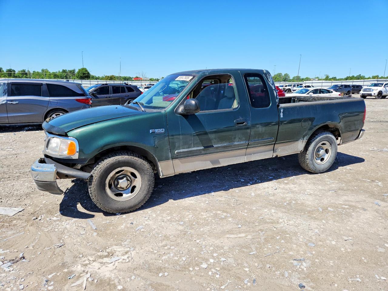 2003 Ford F150 Green vin: 1FTRX17273NB65986