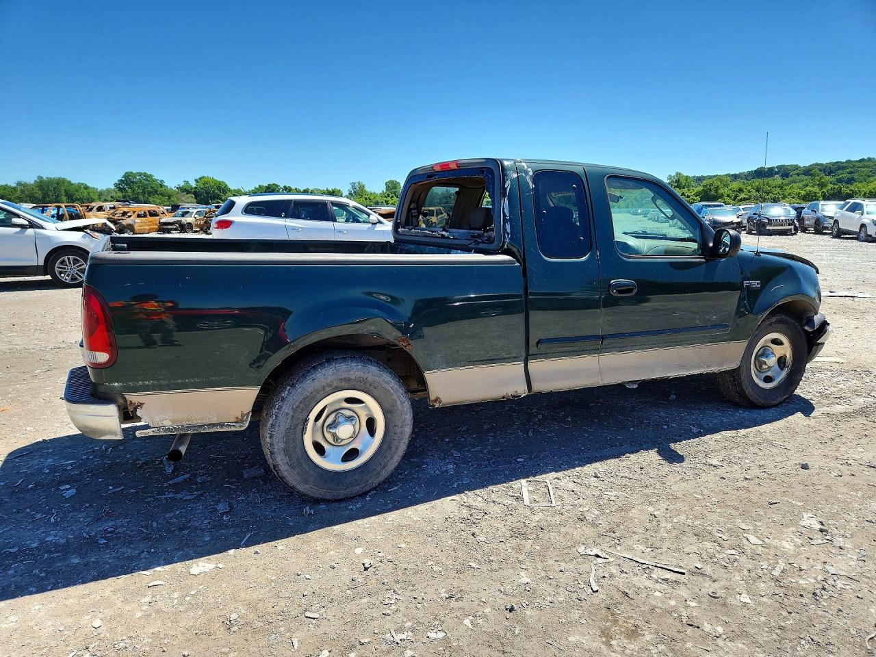 2003 Ford F150 Green vin: 1FTRX17273NB65986
