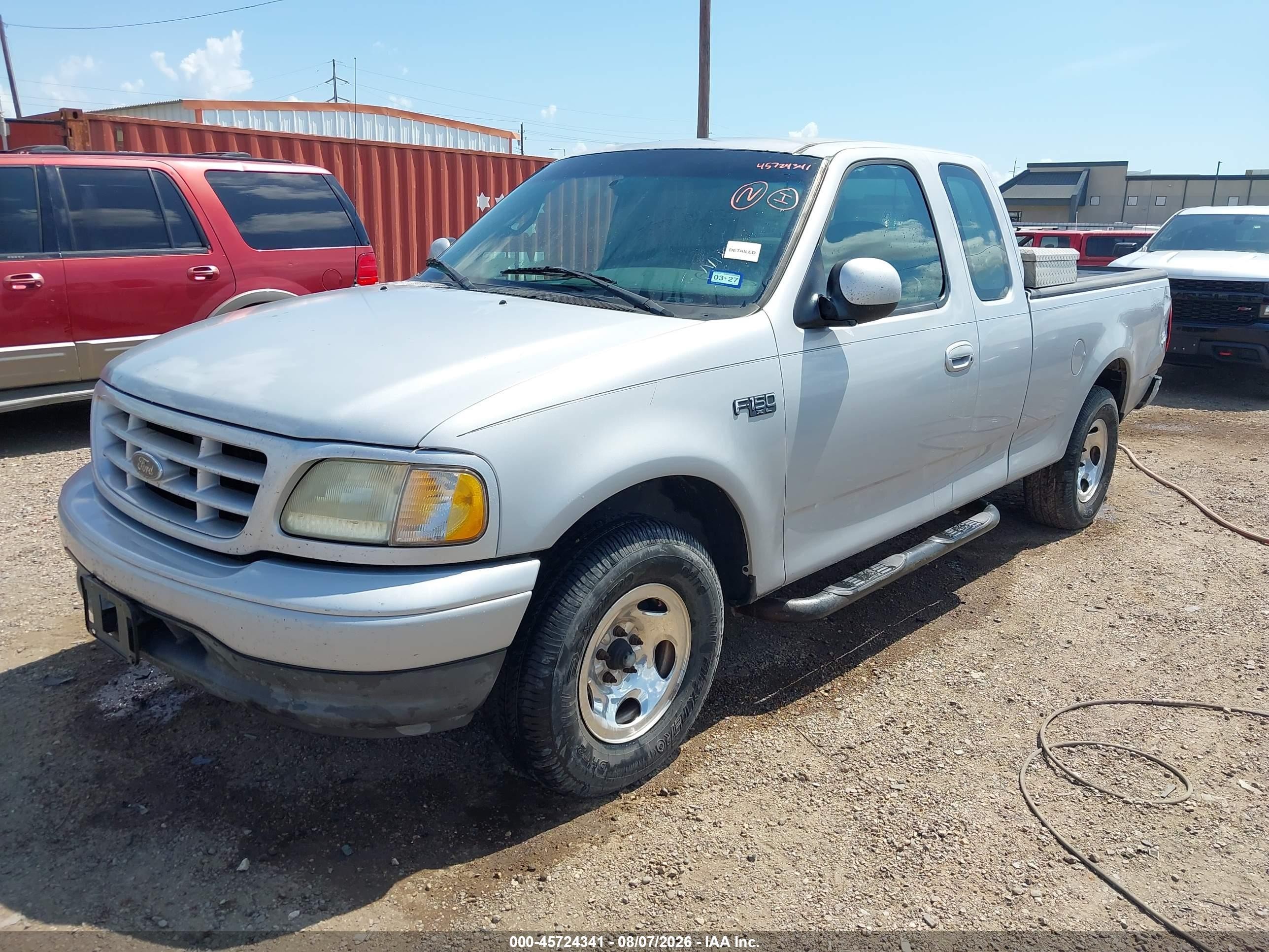 2002 Ford F-150 Xl/xlt Silver vin: 1FTRX17282NA14072