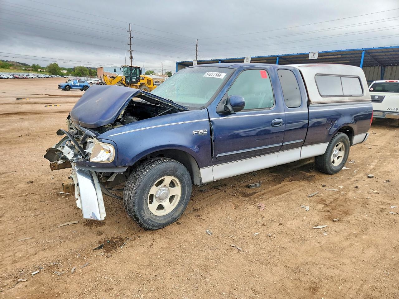 2002 Ford F150 Blue vin: 1FTRX17282NA41501