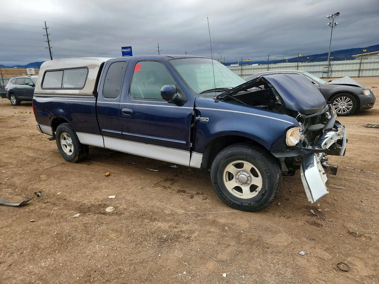 2002 Ford F150 Blue vin: 1FTRX17282NA41501