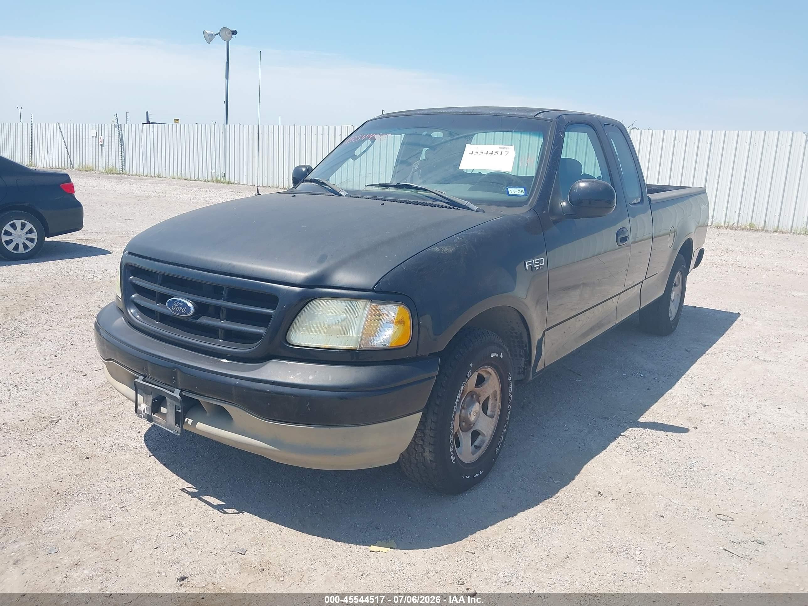 2002 Ford F-150 Xl/xlt Black vin: 1FTRX17282NB91561