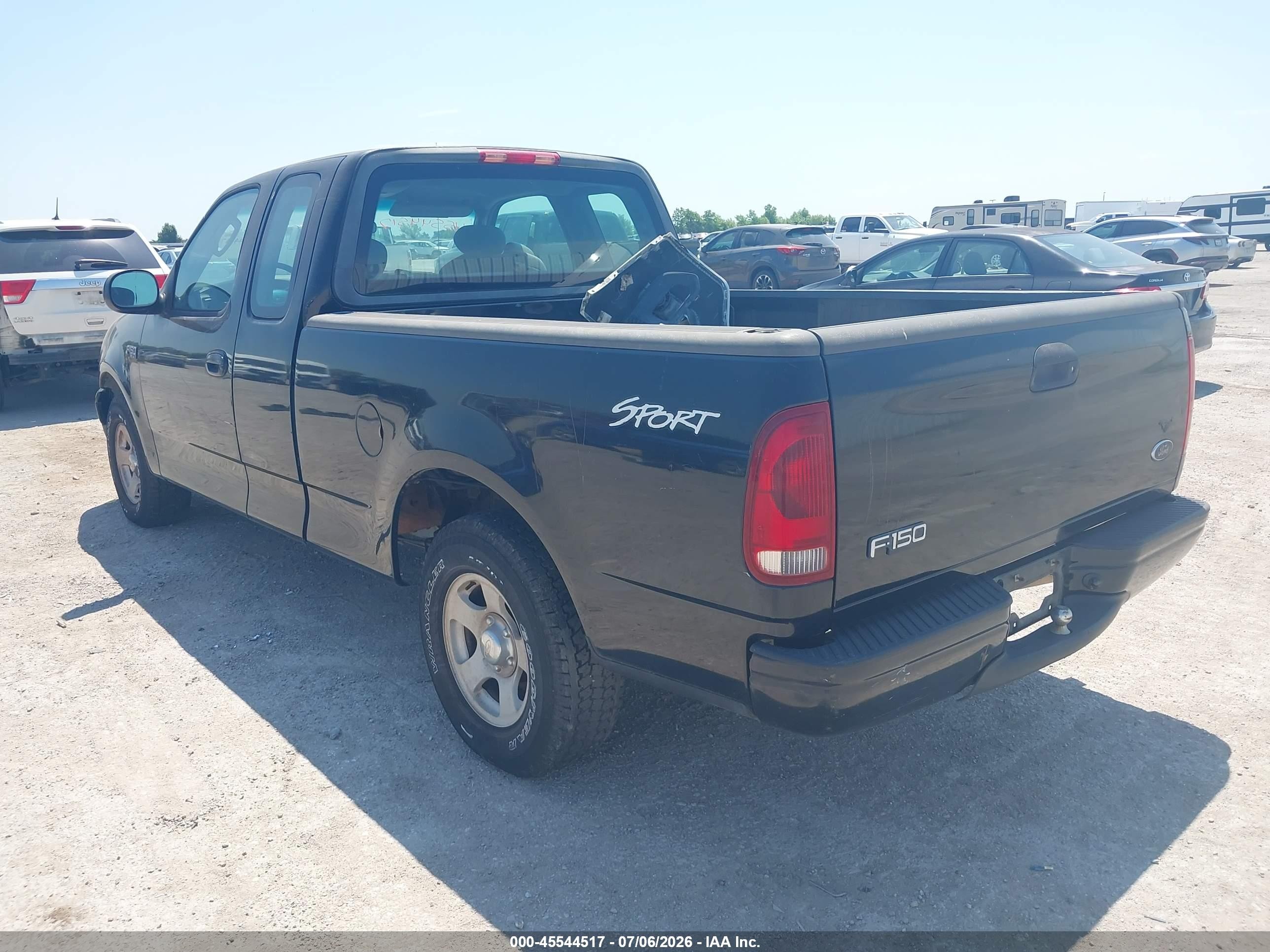 2002 Ford F-150 Xl/xlt Black vin: 1FTRX17282NB91561