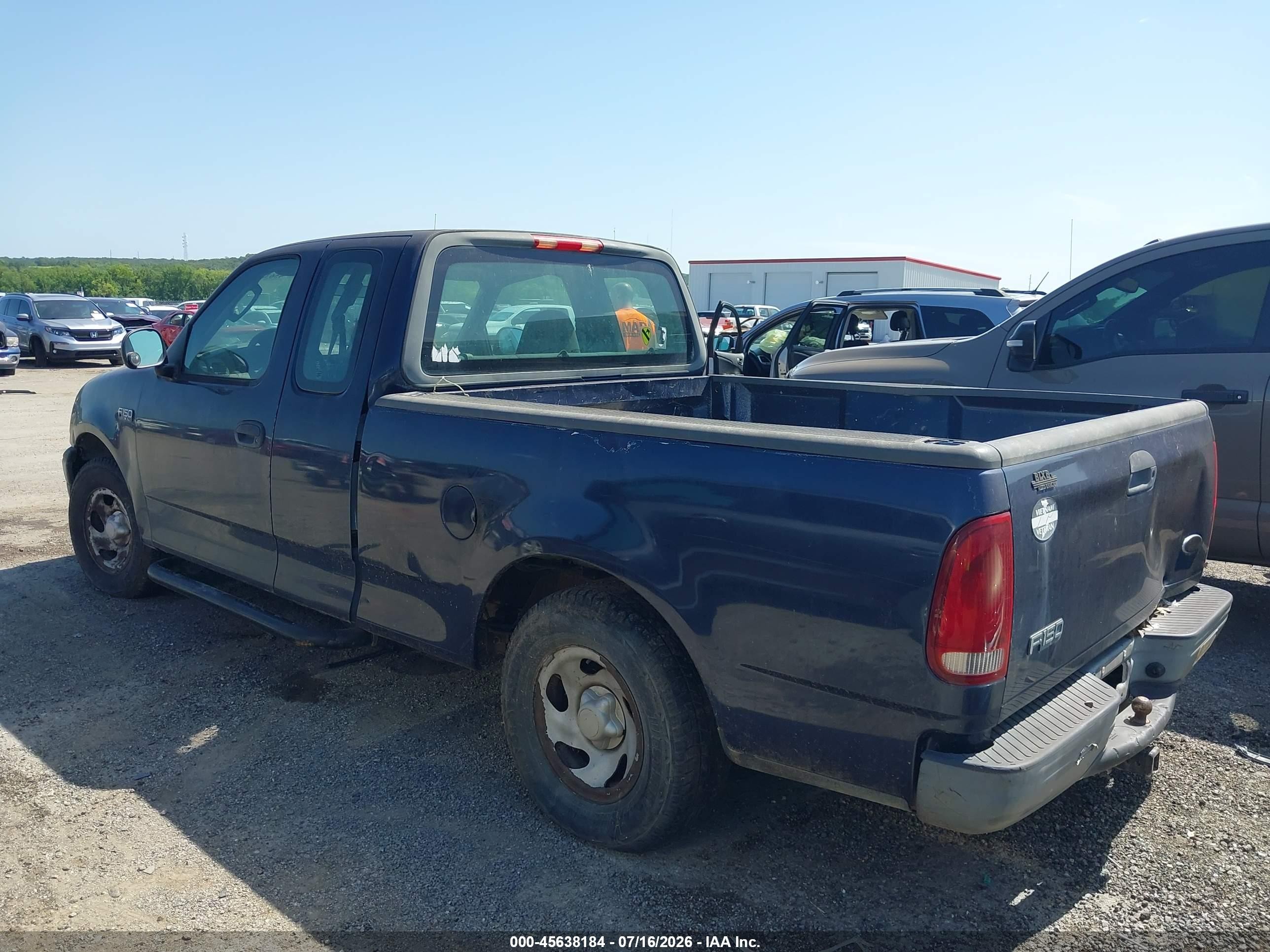 2003 Ford F-150 Xl/xlt Blue vin: 1FTRX17283KA87672