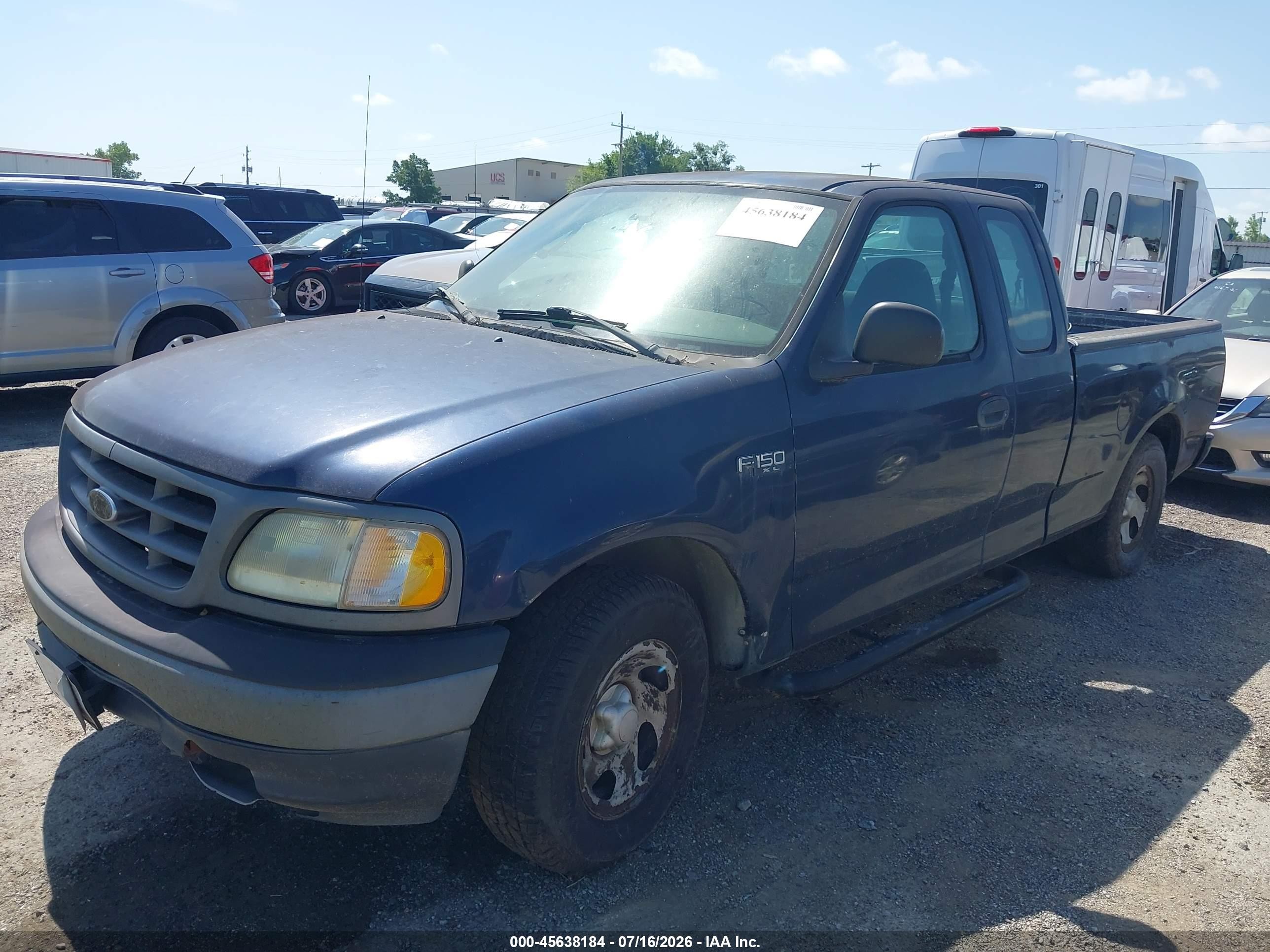 2003 Ford F-150 Xl/xlt Blue vin: 1FTRX17283KA87672