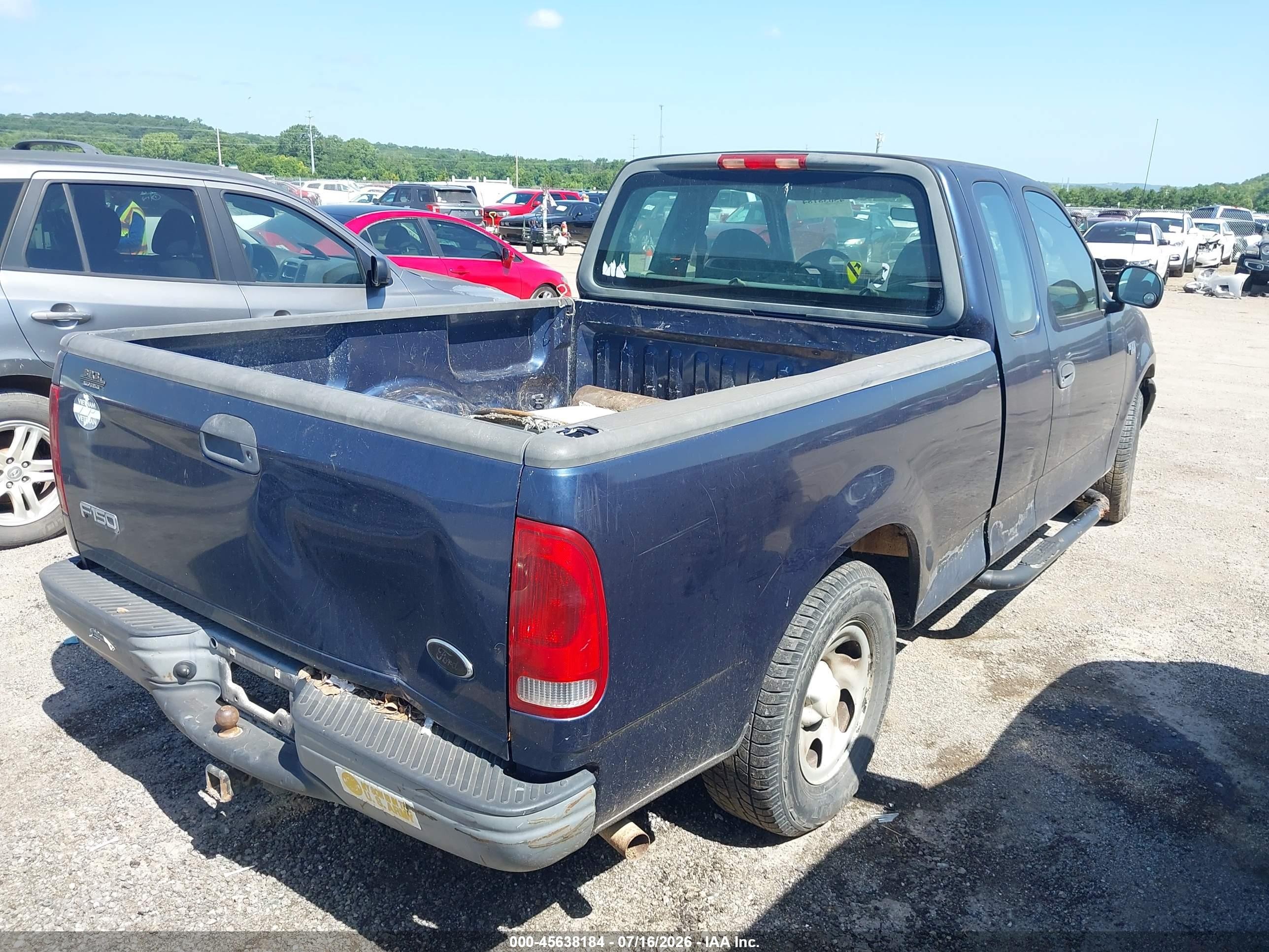2003 Ford F-150 Xl/xlt Blue vin: 1FTRX17283KA87672