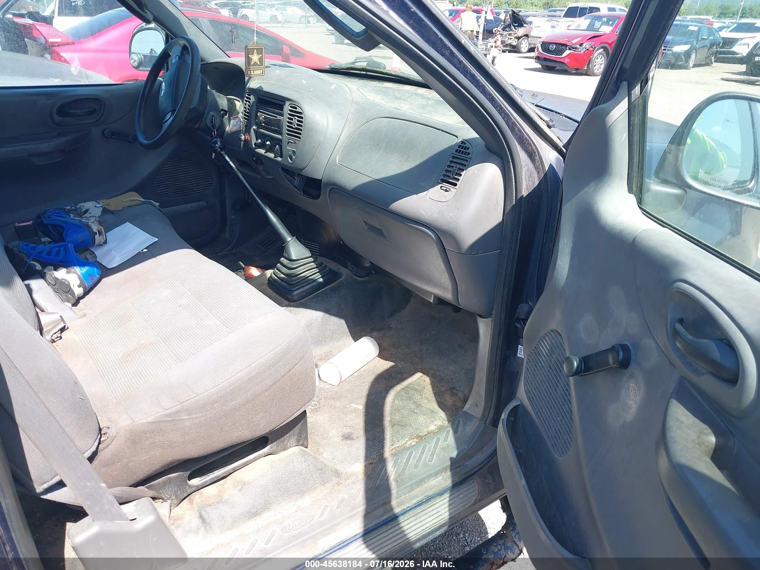 2003 Ford F-150 Xl/xlt Blue vin: 1FTRX17283KA87672