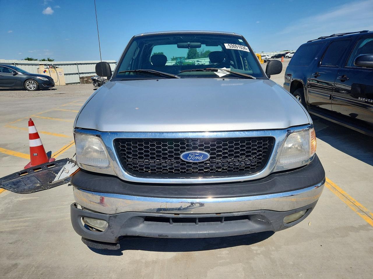 2003 Ford F150 Silver vin: 1FTRX17283NB77175