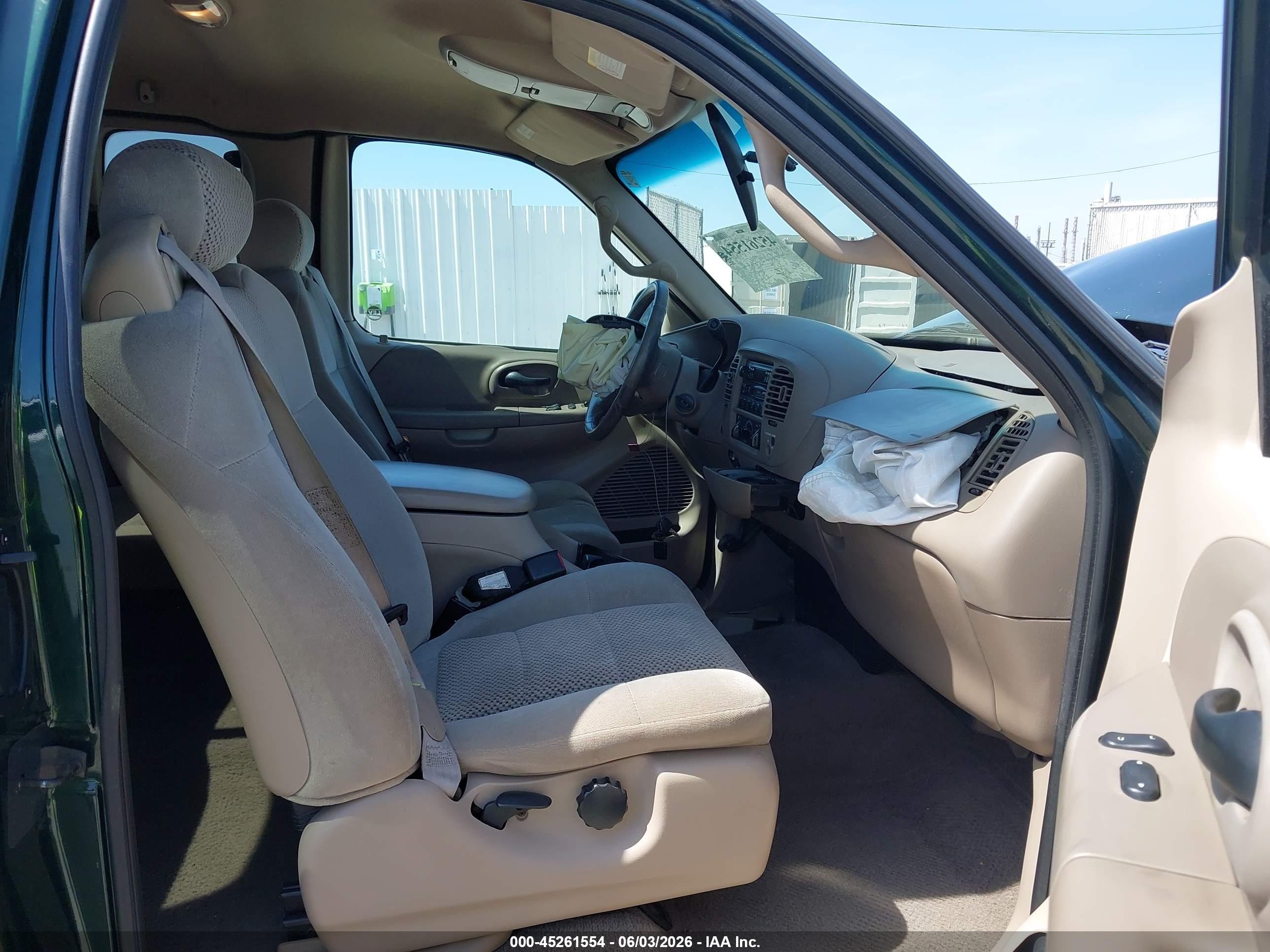 2001 Ford F-150 Lariat/xl/xlt Green vin: 1FTRX17L01NB78536