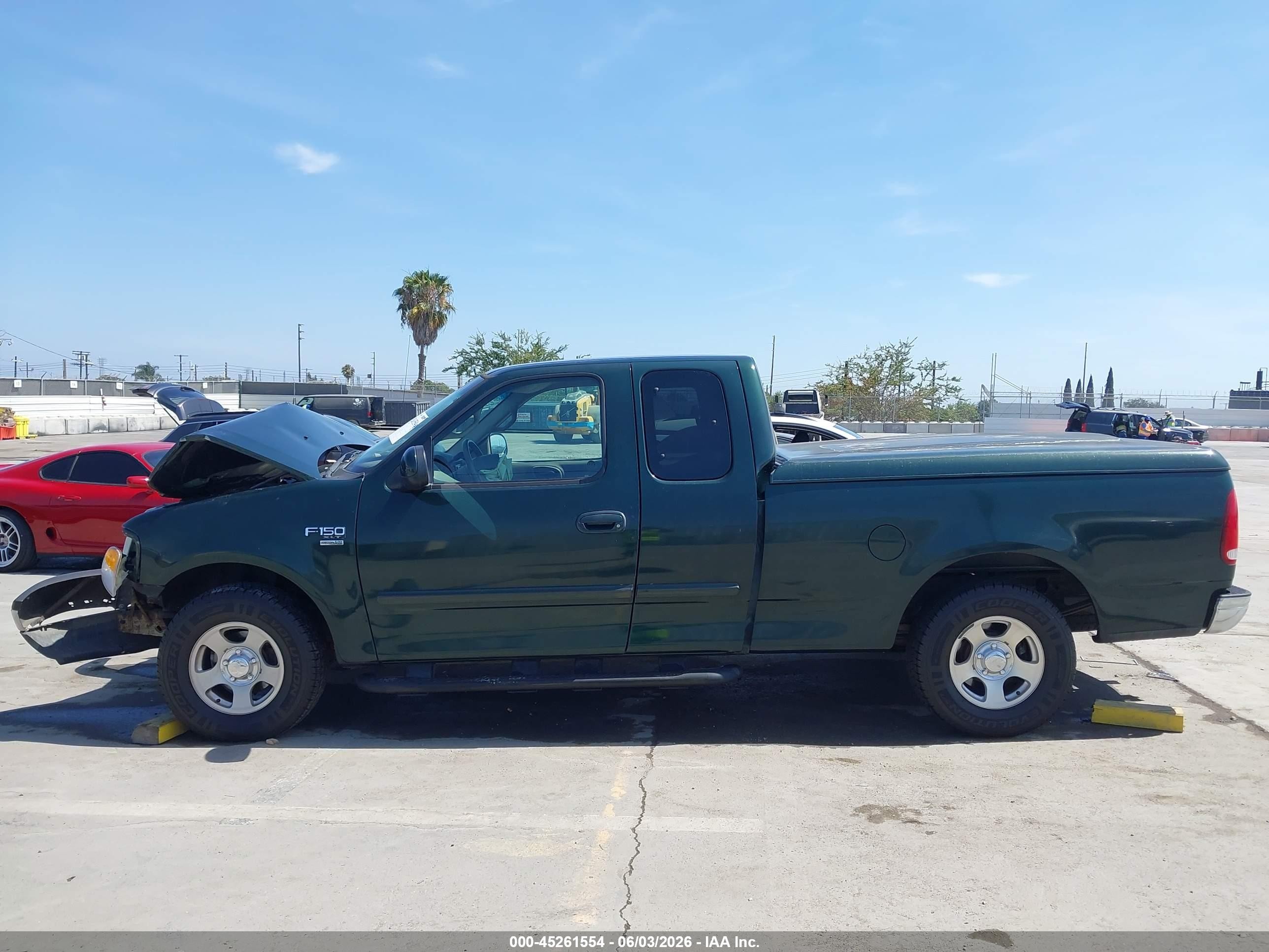 2001 Ford F-150 Lariat/xl/xlt Green vin: 1FTRX17L01NB78536