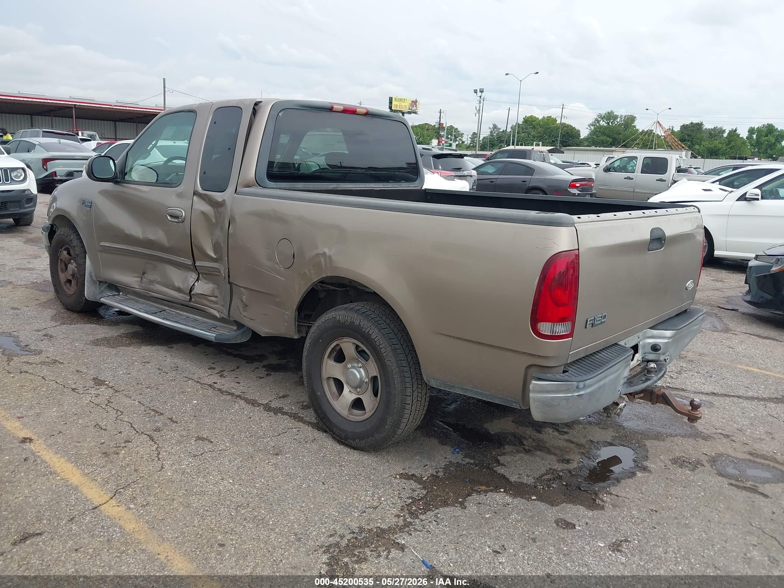 2001 Ford F-150 Lariat/xl/xlt Бежевый vin: 1FTRX17L11KF79448