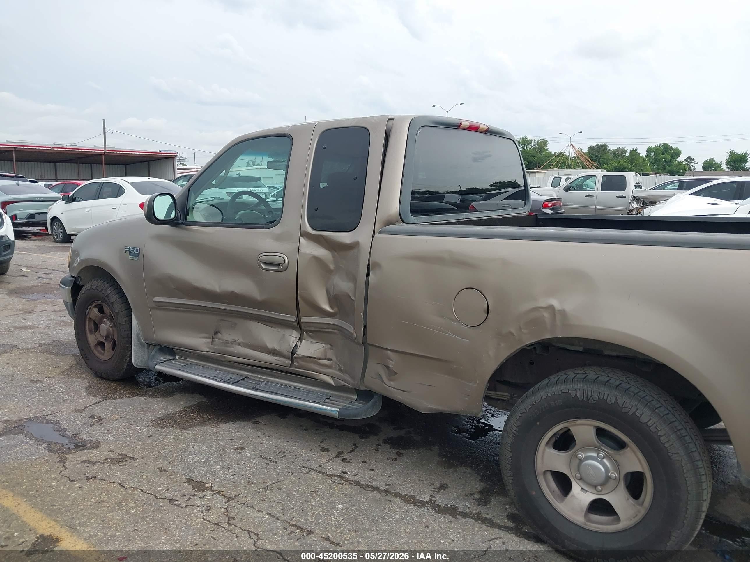 2001 Ford F-150 Lariat/xl/xlt Бежевый vin: 1FTRX17L11KF79448