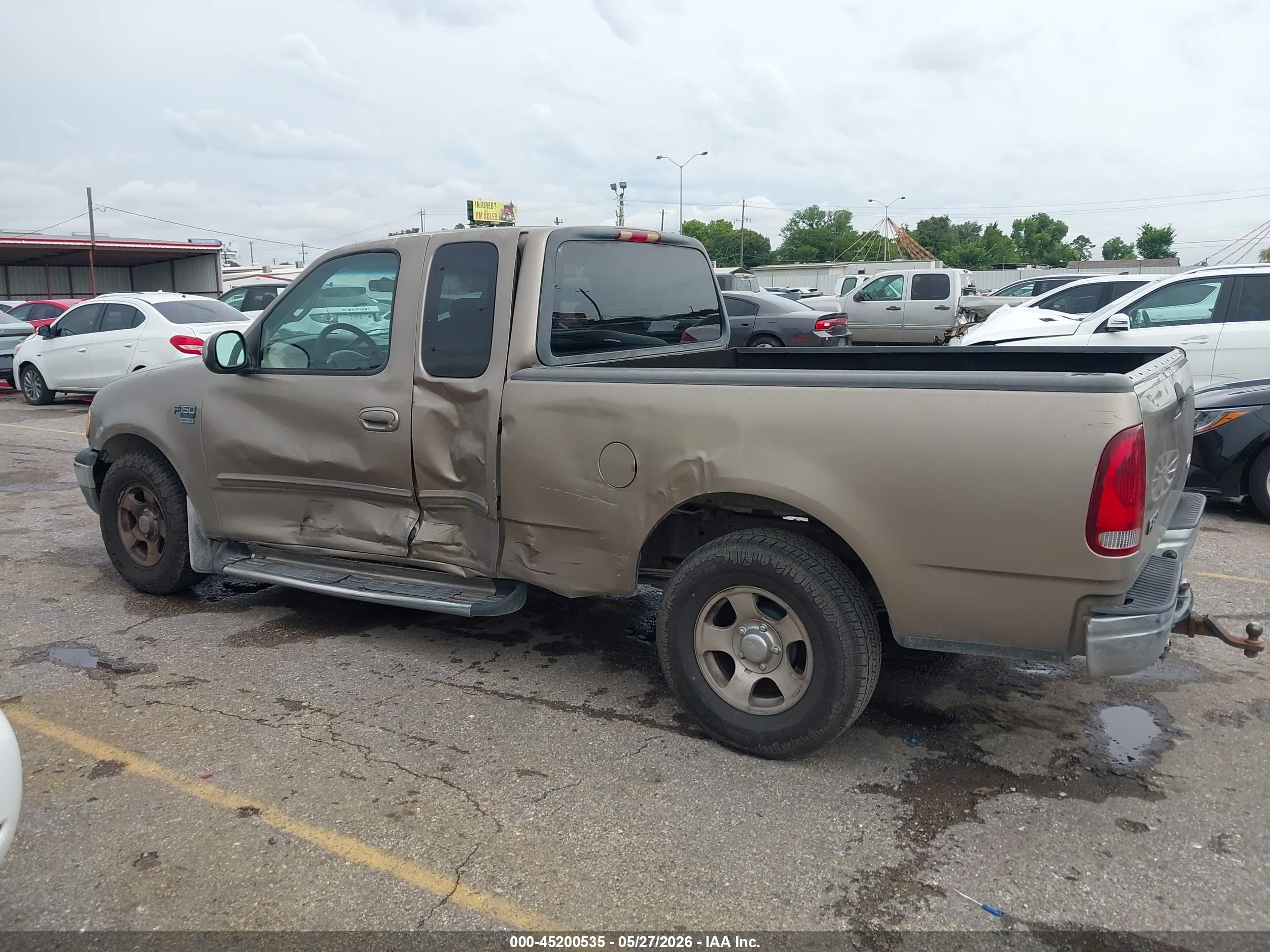 2001 Ford F-150 Lariat/xl/xlt Бежевый vin: 1FTRX17L11KF79448