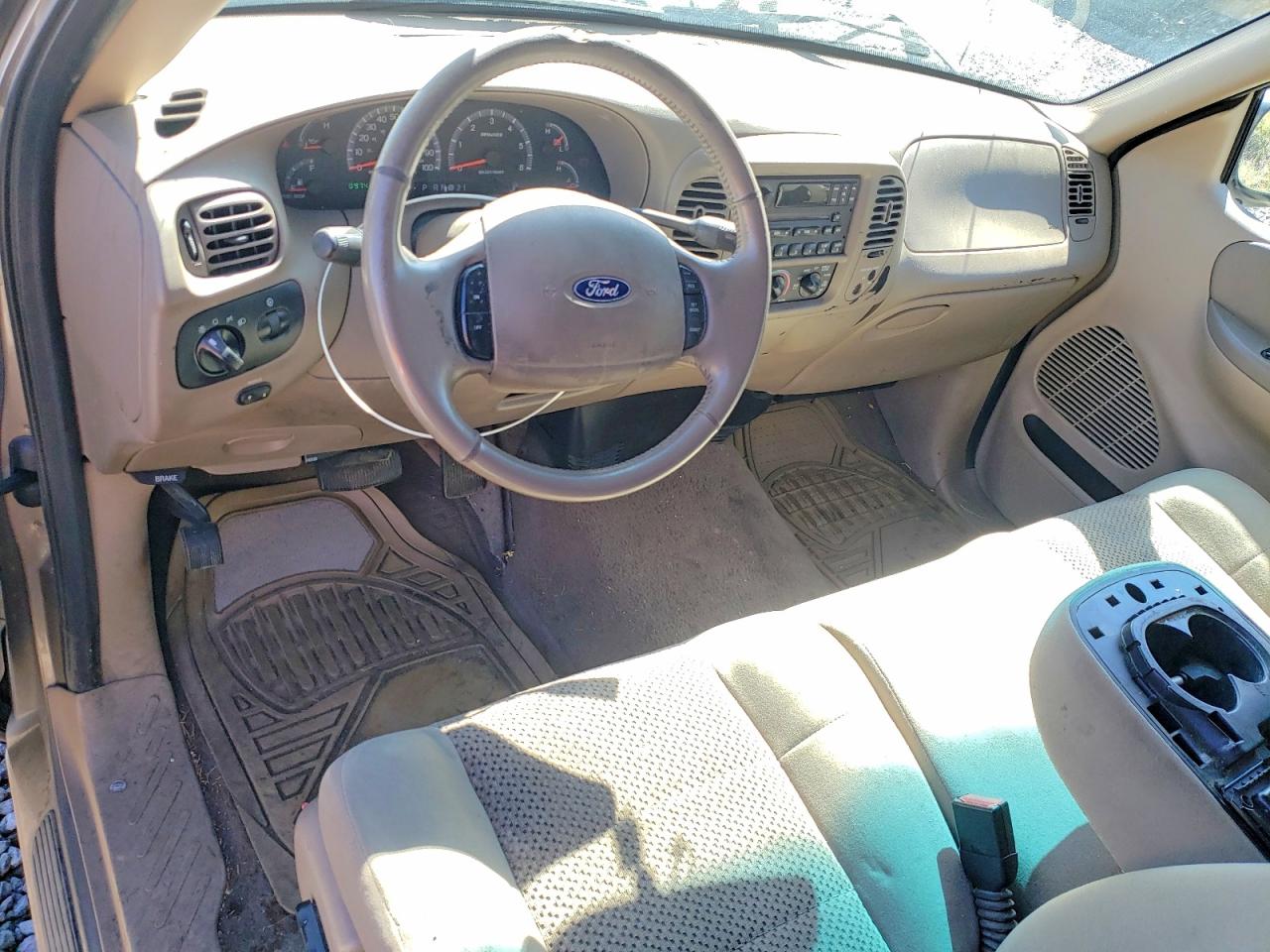 2002 Ford F150 Желто-коричневый vin: 1FTRX17L12NB94407
