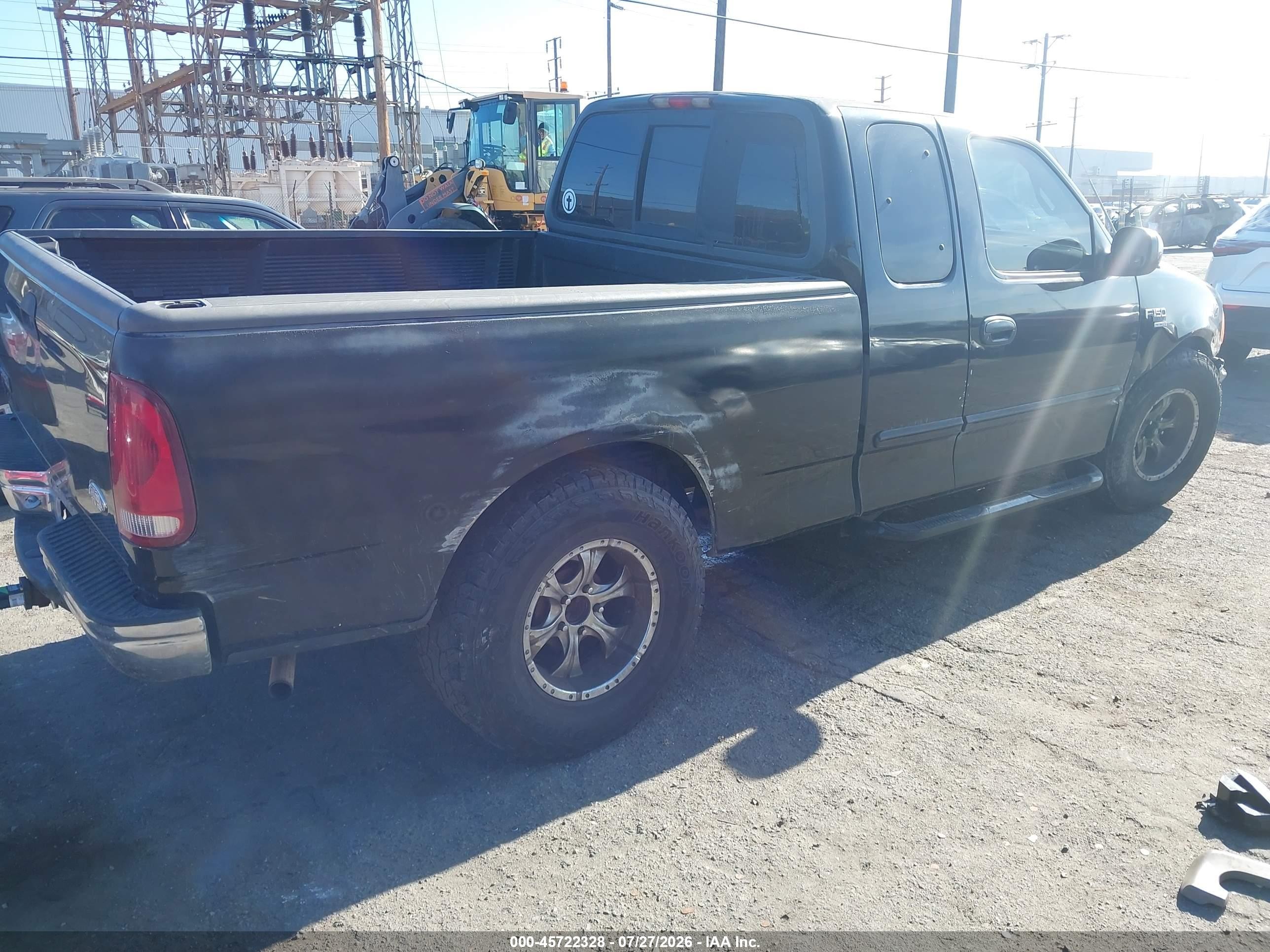 2000 Ford F-150 Lariat/work Series/xl/xlt Black vin: 1FTRX17L1YKA94107