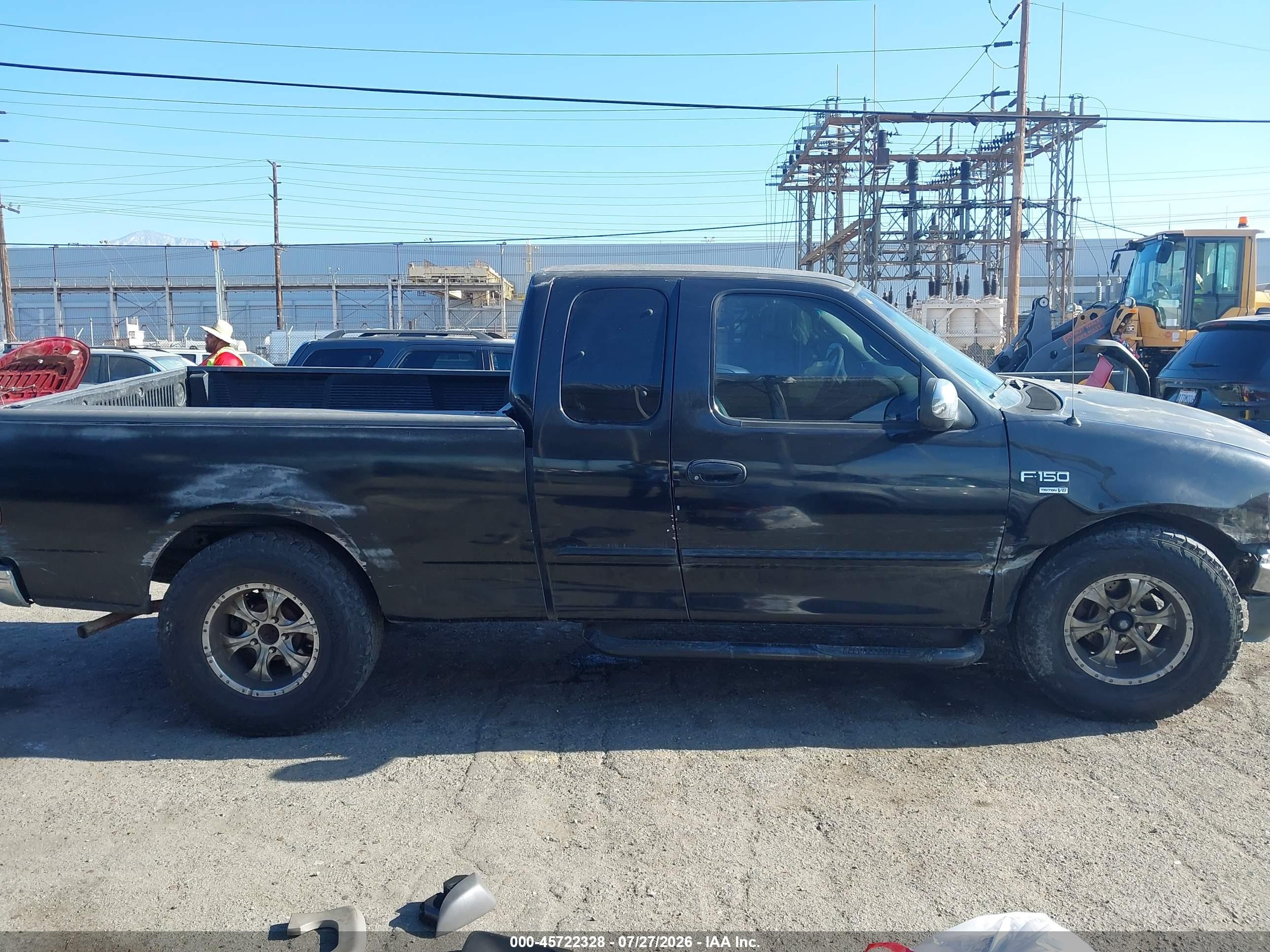 2000 Ford F-150 Lariat/work Series/xl/xlt Black vin: 1FTRX17L1YKA94107
