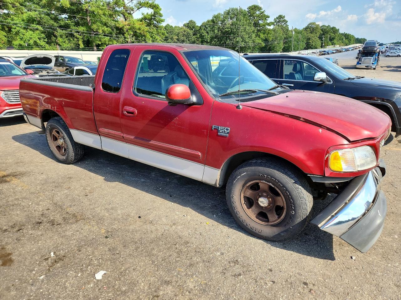 2001 Ford F150 Burgundy vin: 1FTRX17L21NA42005