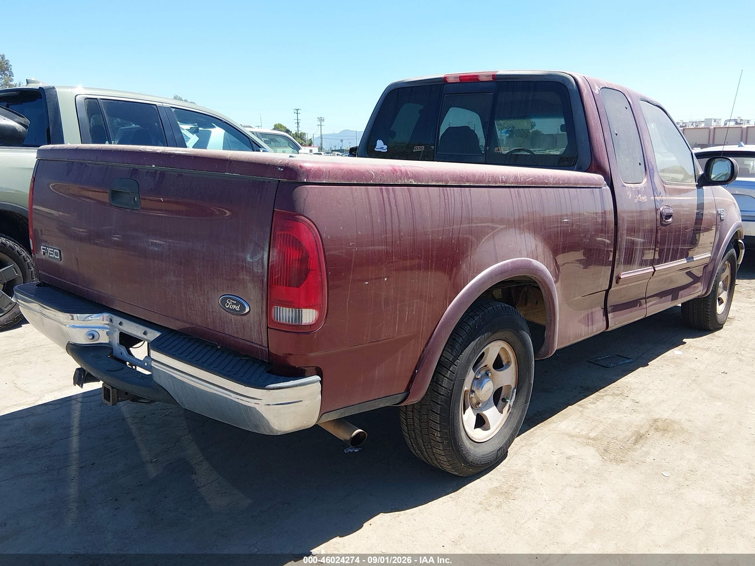 1999 Ford F-150 Lariat/xl/xlt Red vin: 1FTRX17L2XKB33642