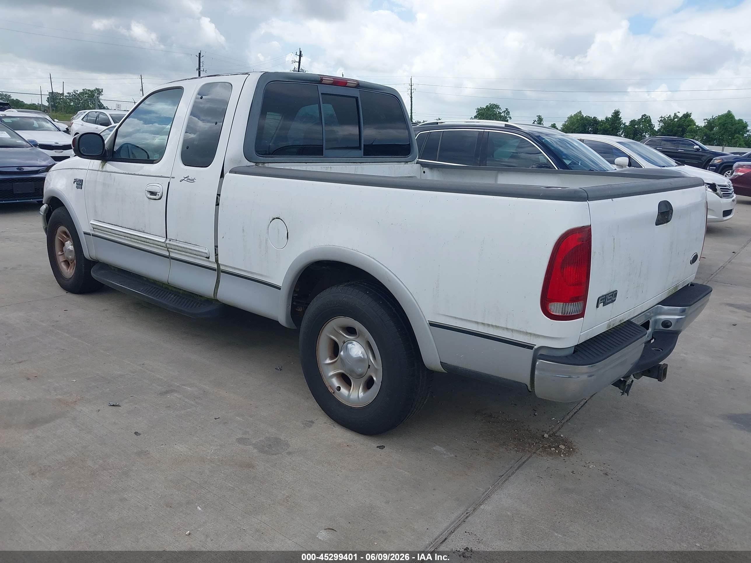 2000 Ford F-150 Lariat/work Series/xl/xlt White vin: 1FTRX17L2YNB78791