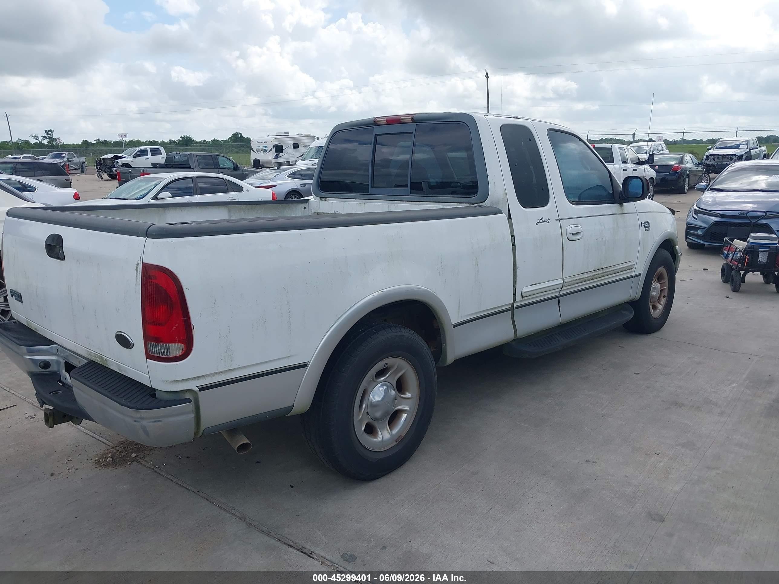 2000 Ford F-150 Lariat/work Series/xl/xlt White vin: 1FTRX17L2YNB78791