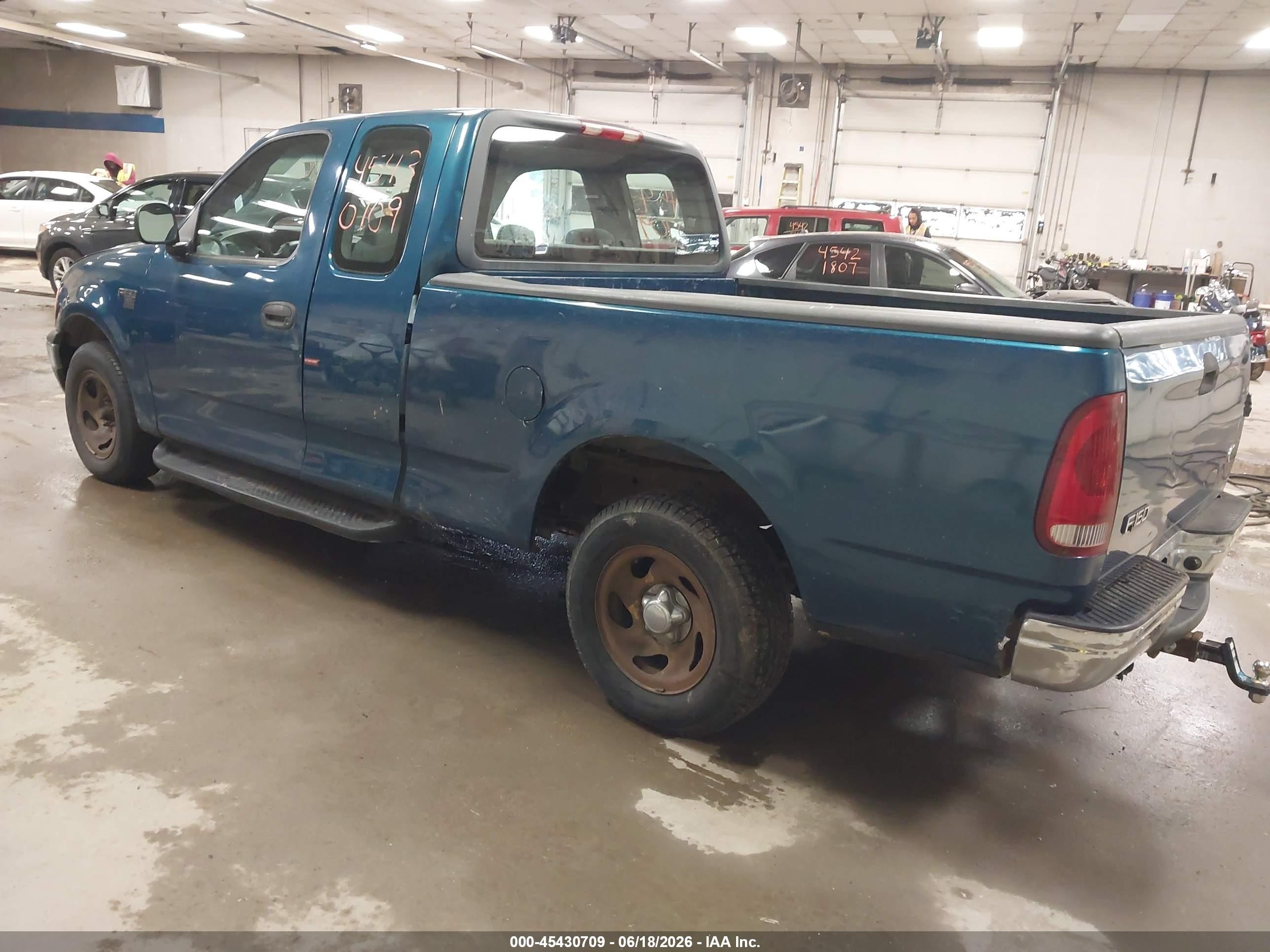 2001 Ford F-150 Lariat/xl/xlt Бирюзовый vin: 1FTRX17L31NB60578