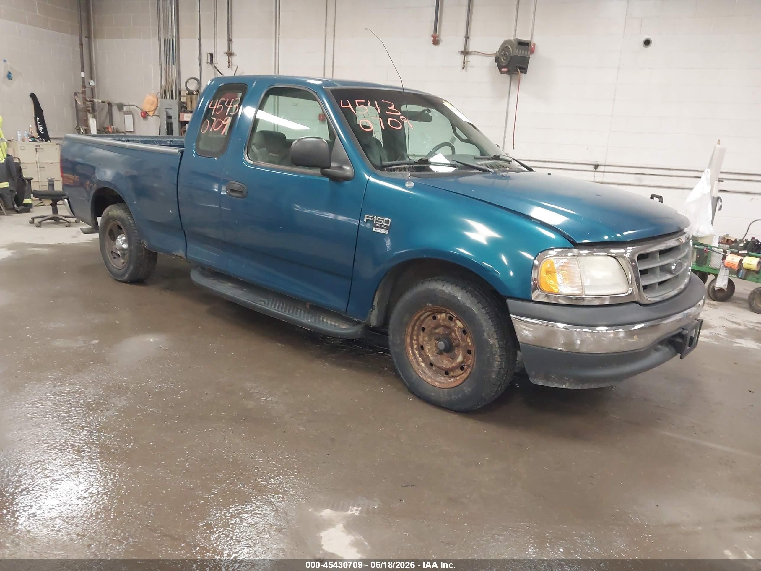 2001 Ford F-150 Lariat/xl/xlt Бирюзовый vin: 1FTRX17L31NB60578