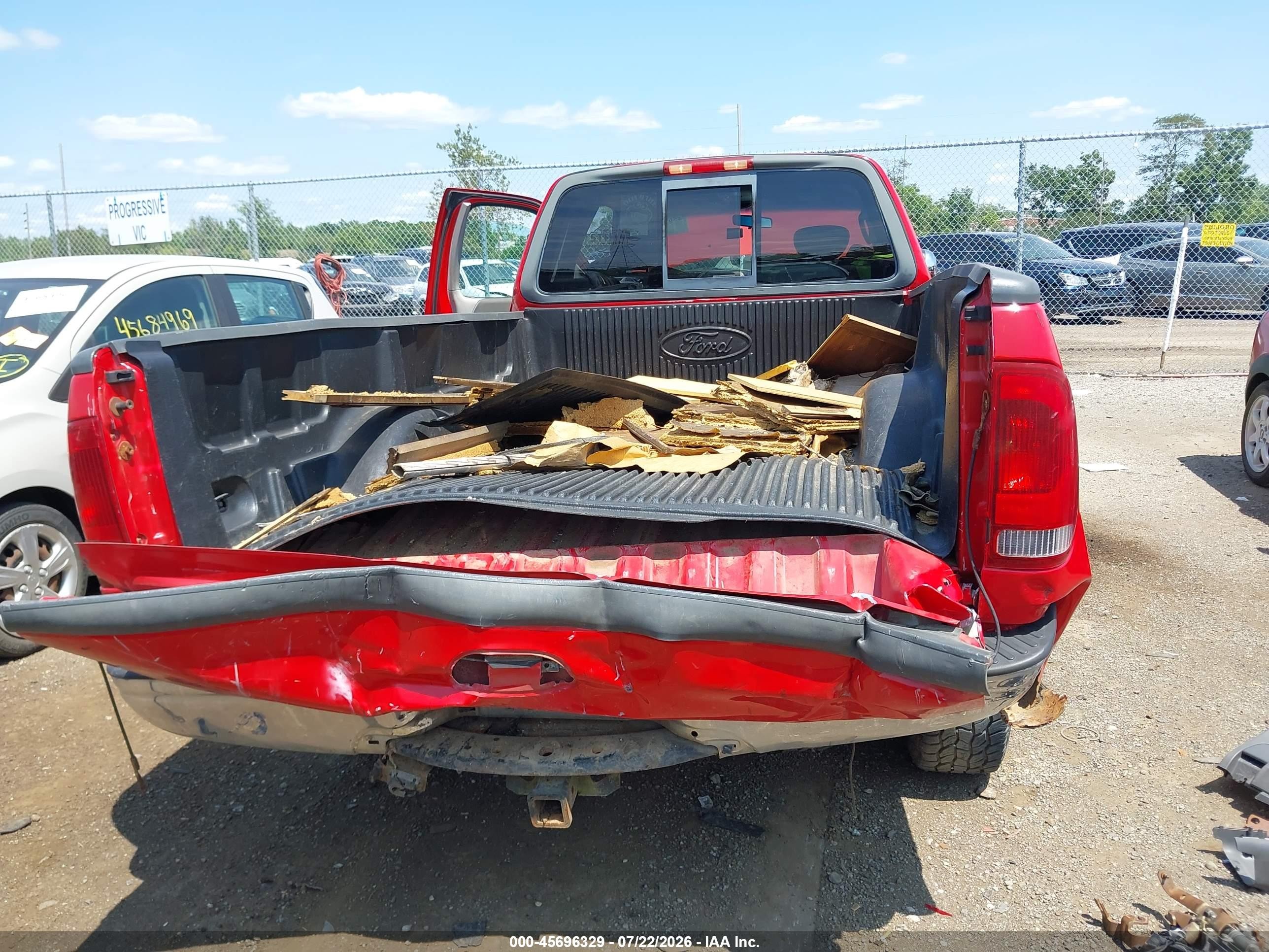 2002 Ford F-150 Lariat/xl/xlt Красный vin: 1FTRX17L32NB53714