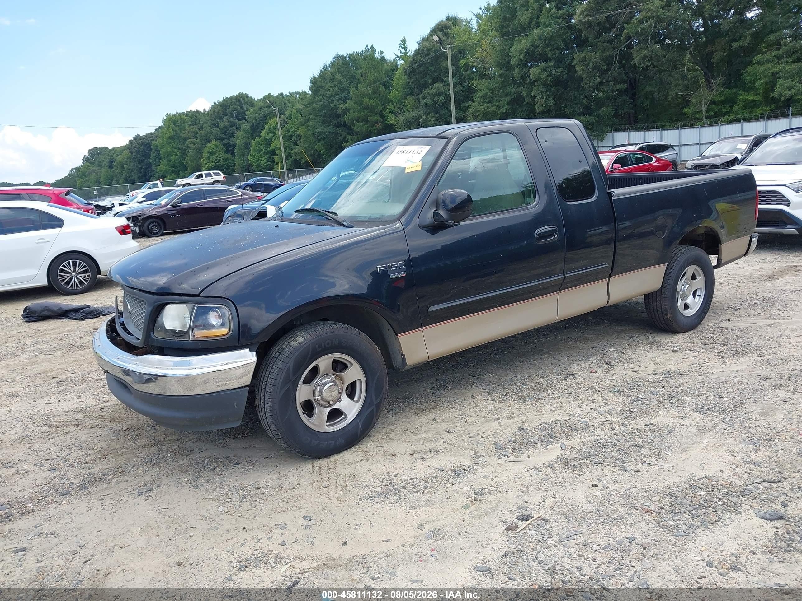 2000 Ford F-150 Lariat/work Series/xl/xlt Black vin: 1FTRX17L3YNB62499