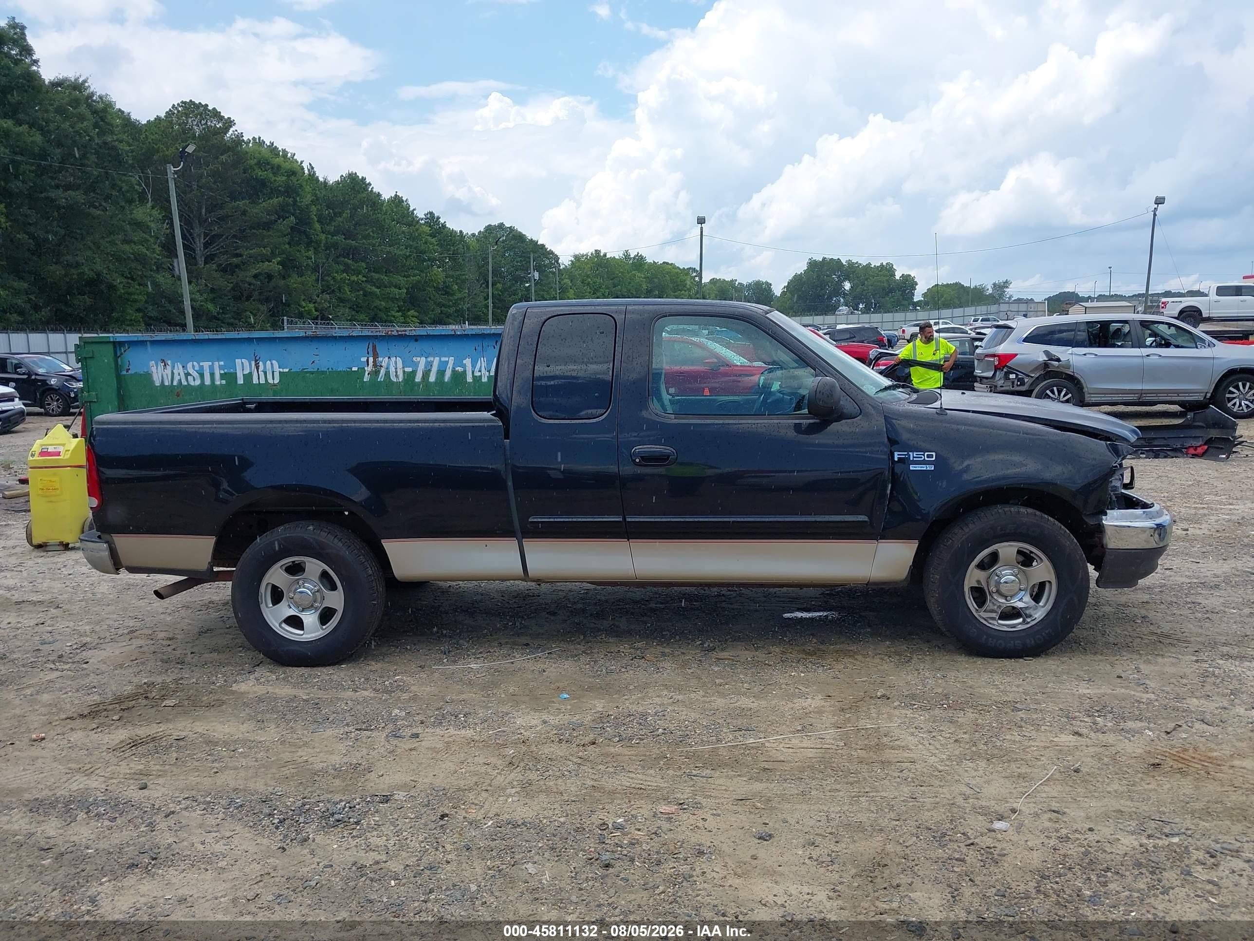 2000 Ford F-150 Lariat/work Series/xl/xlt Black vin: 1FTRX17L3YNB62499