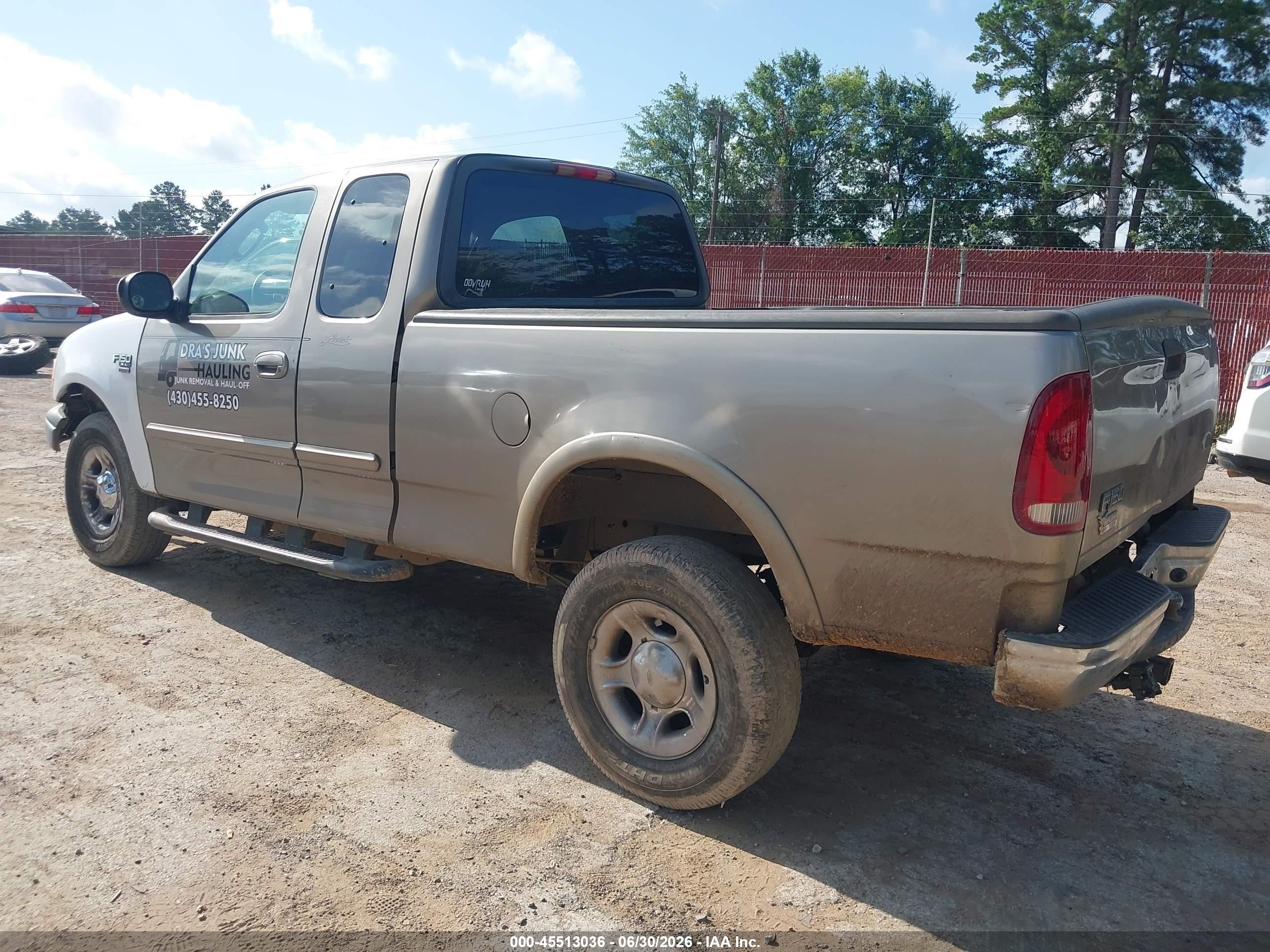 2003 Ford F-150 Lariat/xl/xlt Brown vin: 1FTRX17L43NB43131