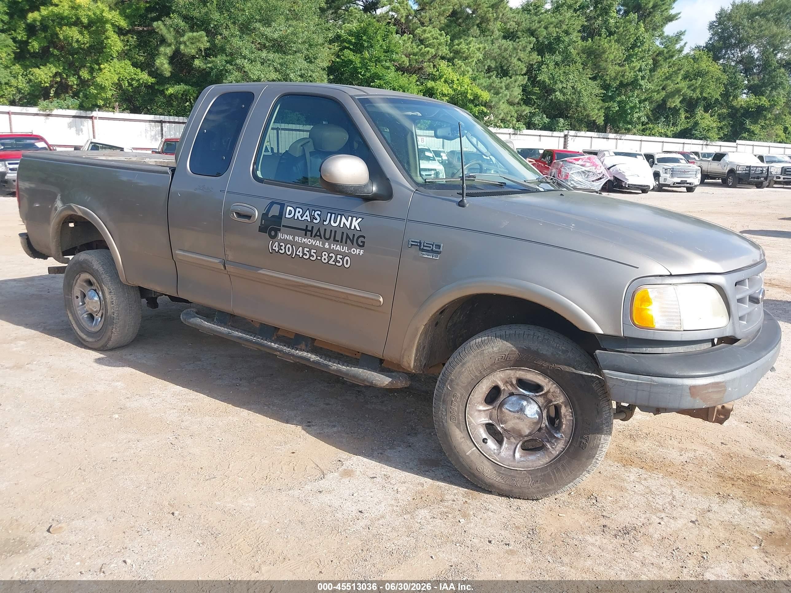 2003 Ford F-150 Lariat/xl/xlt Brown vin: 1FTRX17L43NB43131