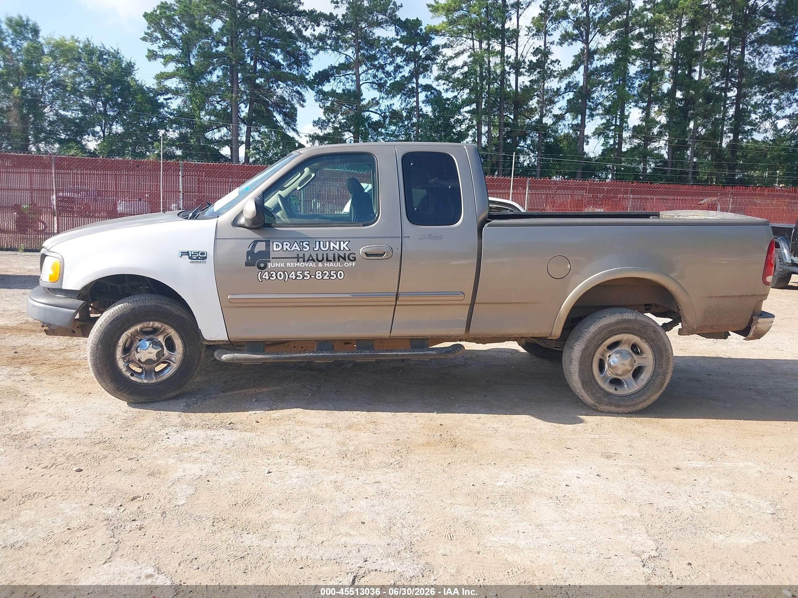 2003 Ford F-150 Lariat/xl/xlt Brown vin: 1FTRX17L43NB43131