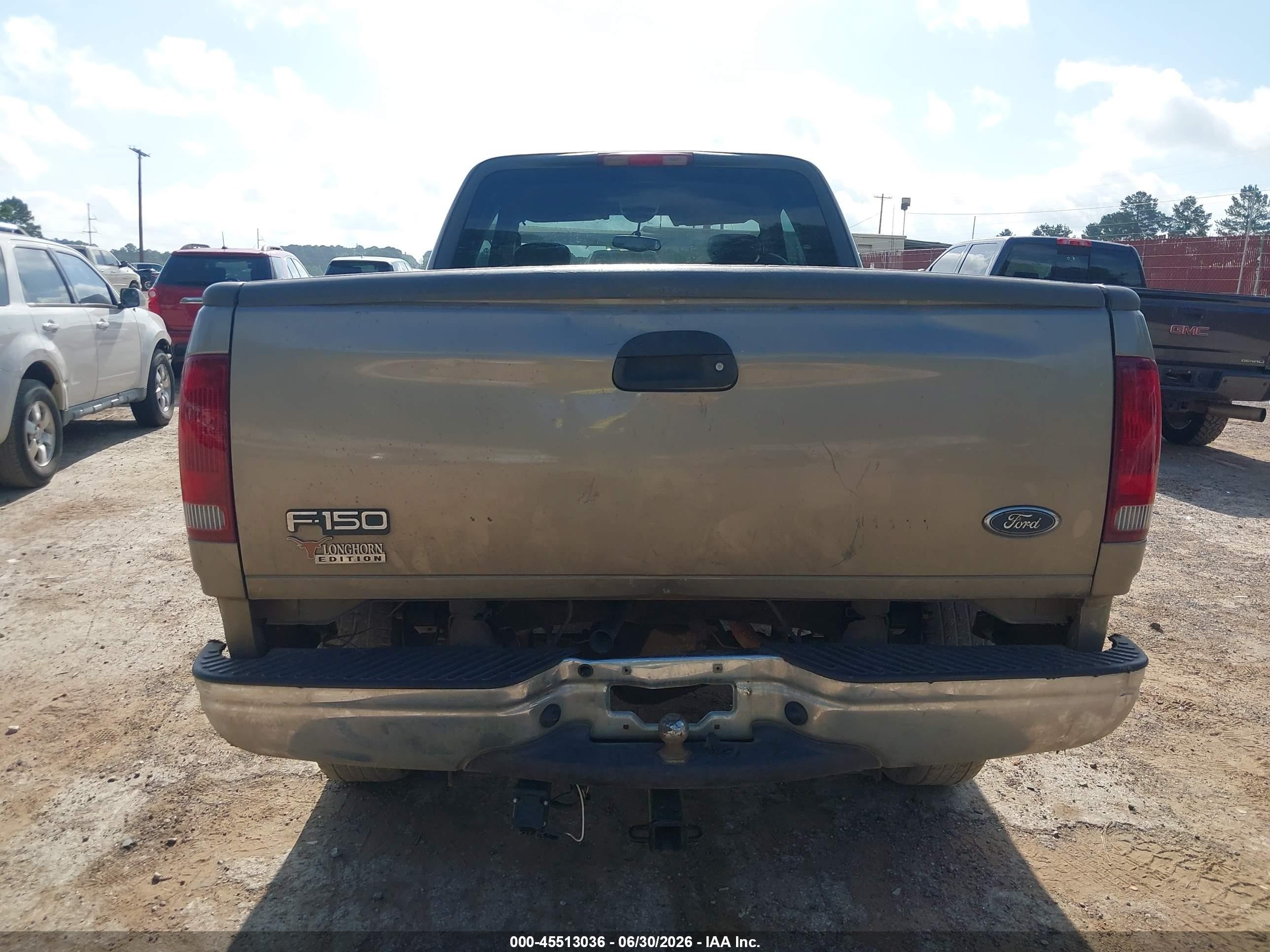 2003 Ford F-150 Lariat/xl/xlt Brown vin: 1FTRX17L43NB43131