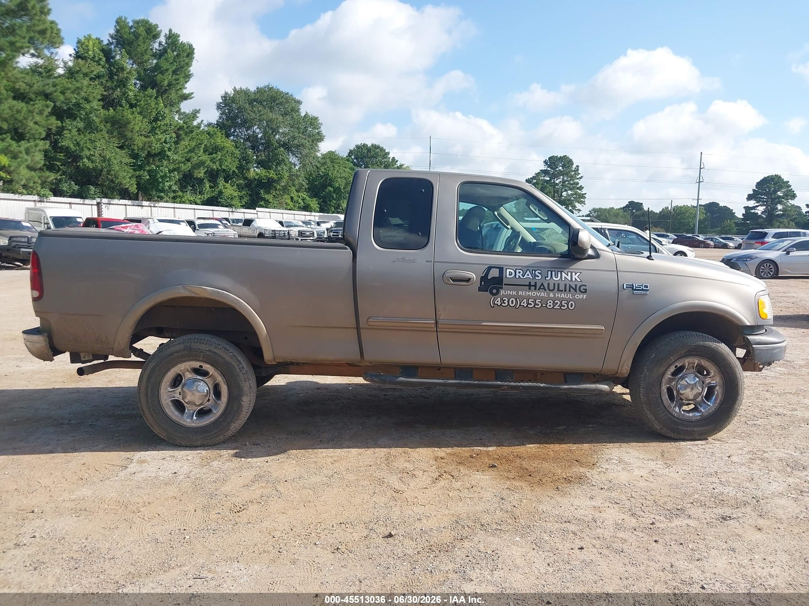 2003 Ford F-150 Lariat/xl/xlt Brown vin: 1FTRX17L43NB43131