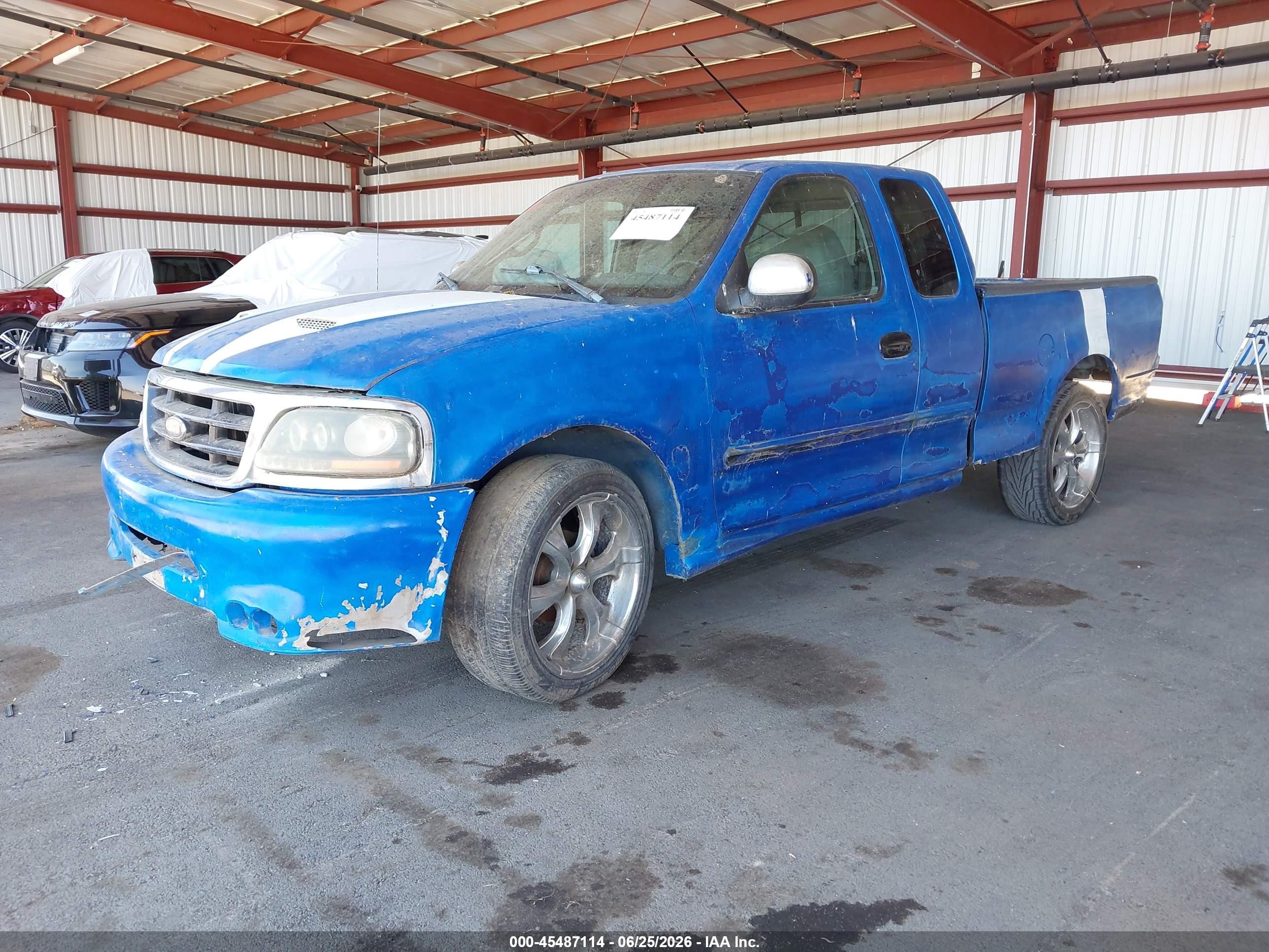 2000 Ford F-150 Lariat/work Series/xl/xlt Синий vin: 1FTRX17L4YKA57388
